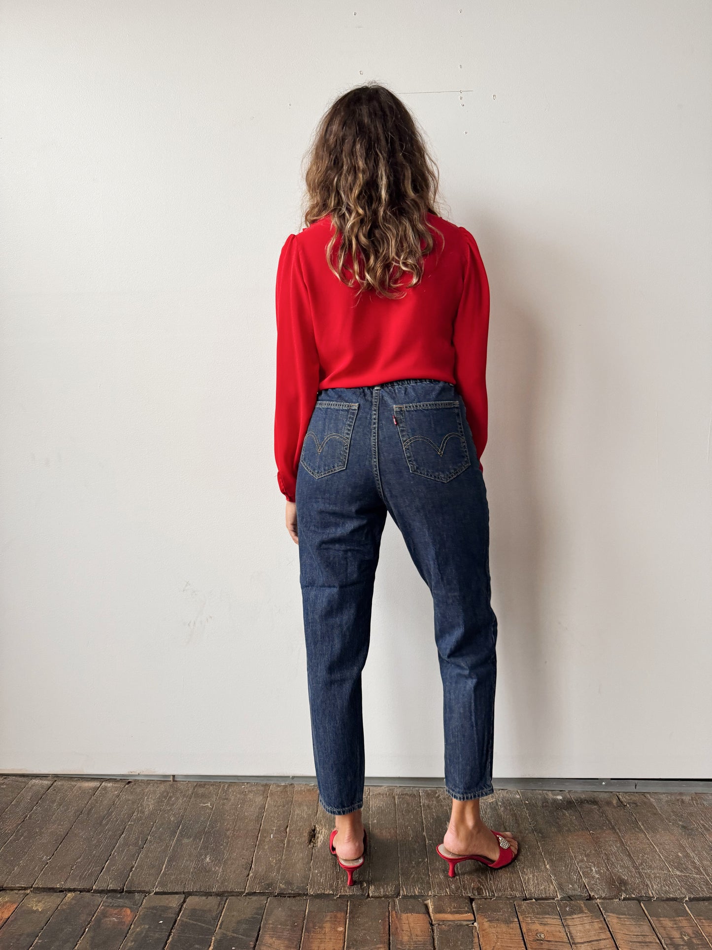 Levi's Tapered Elastic Waist Denim Pant (26")
