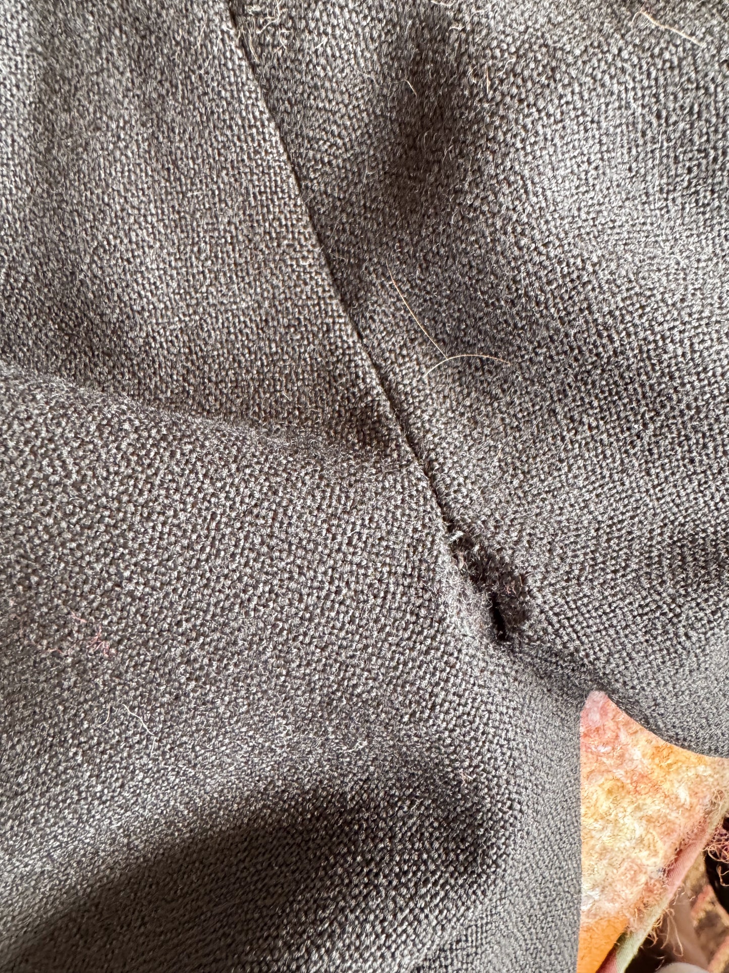 Vintage Miss Topper Wool Coat with Mink Collar (M))