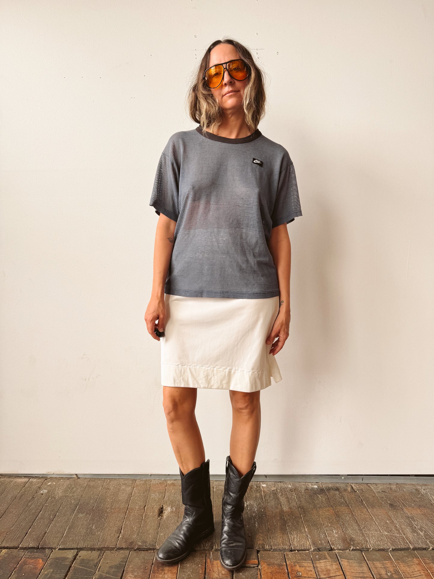 Sears 80s Nylon Slip Skirt (26")