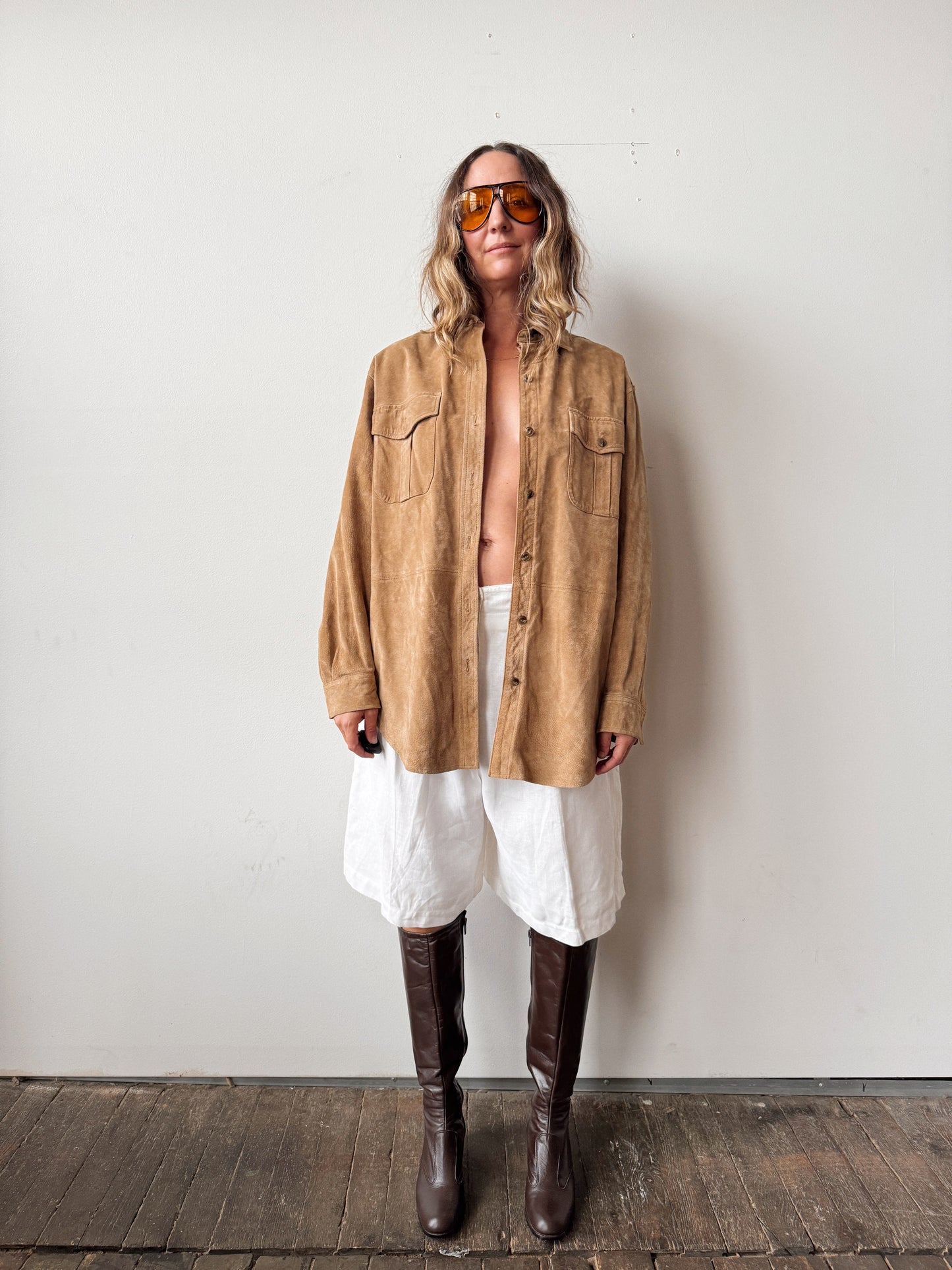 Linen Long 00s Shorts (32")