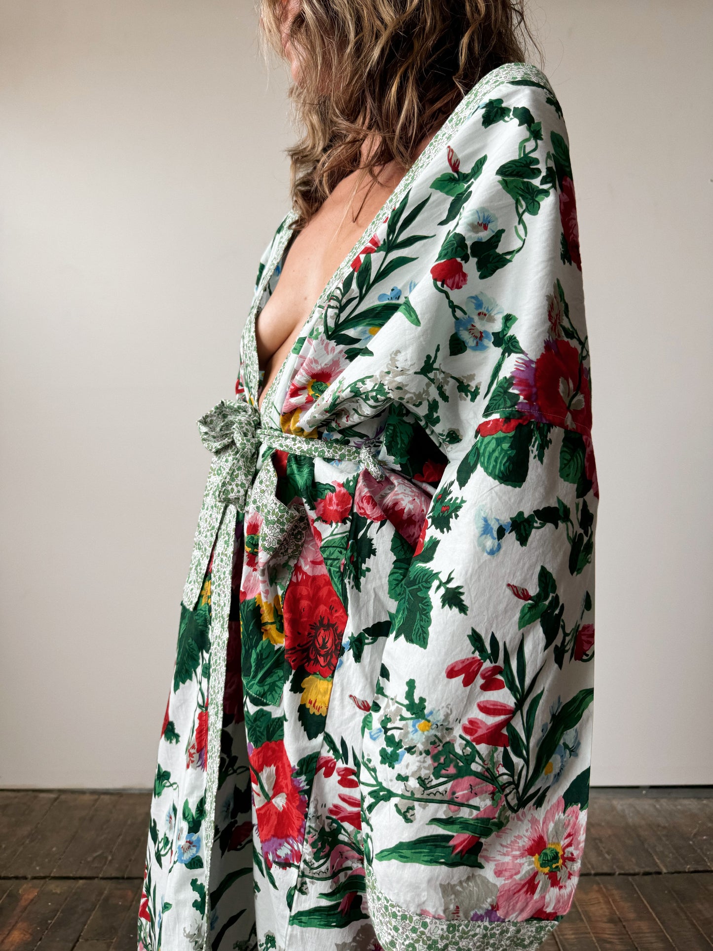 We Got You Floral Cotton Robe (S)