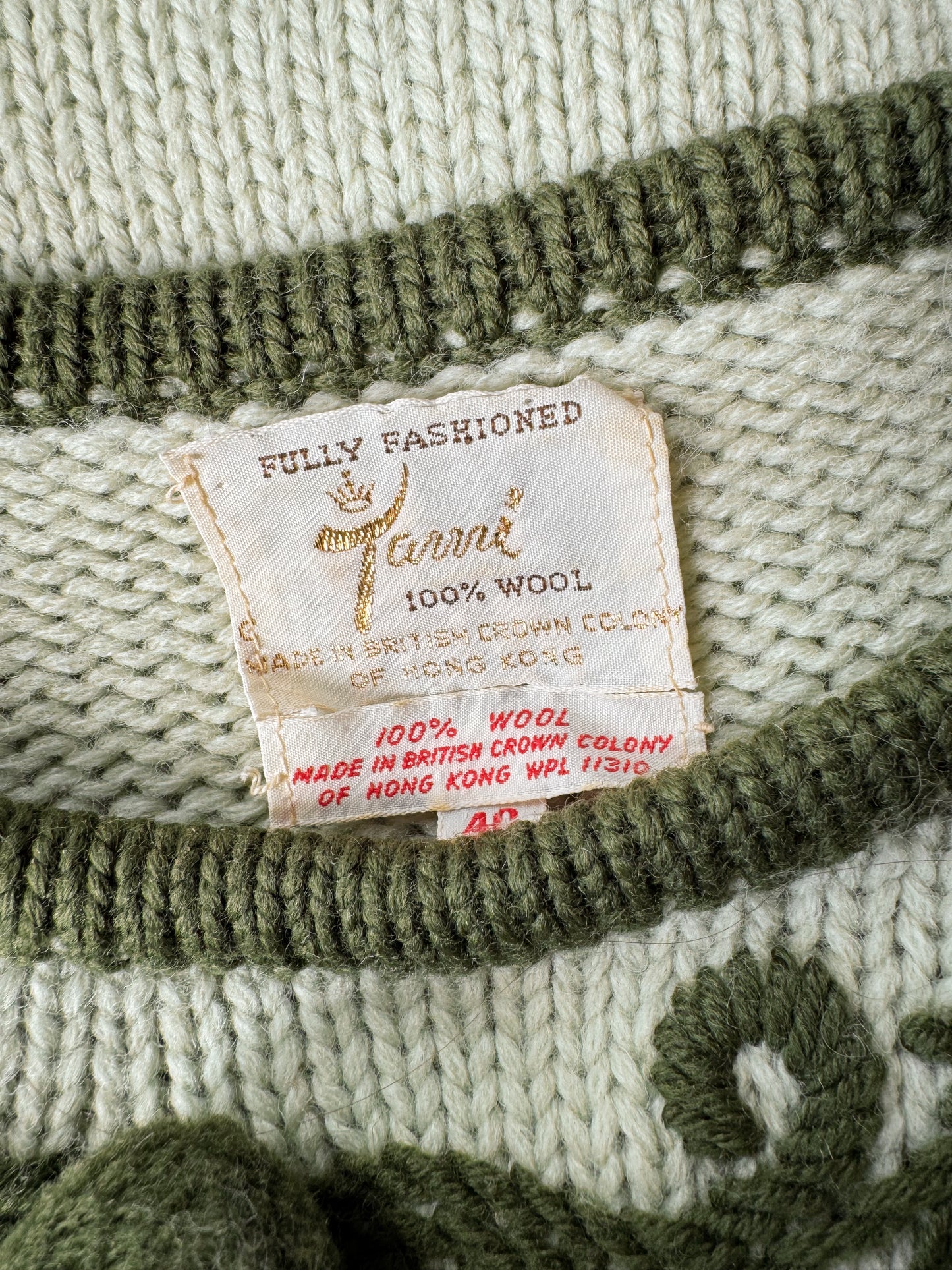 Wool Vintage 70s Knit Sweater (M)