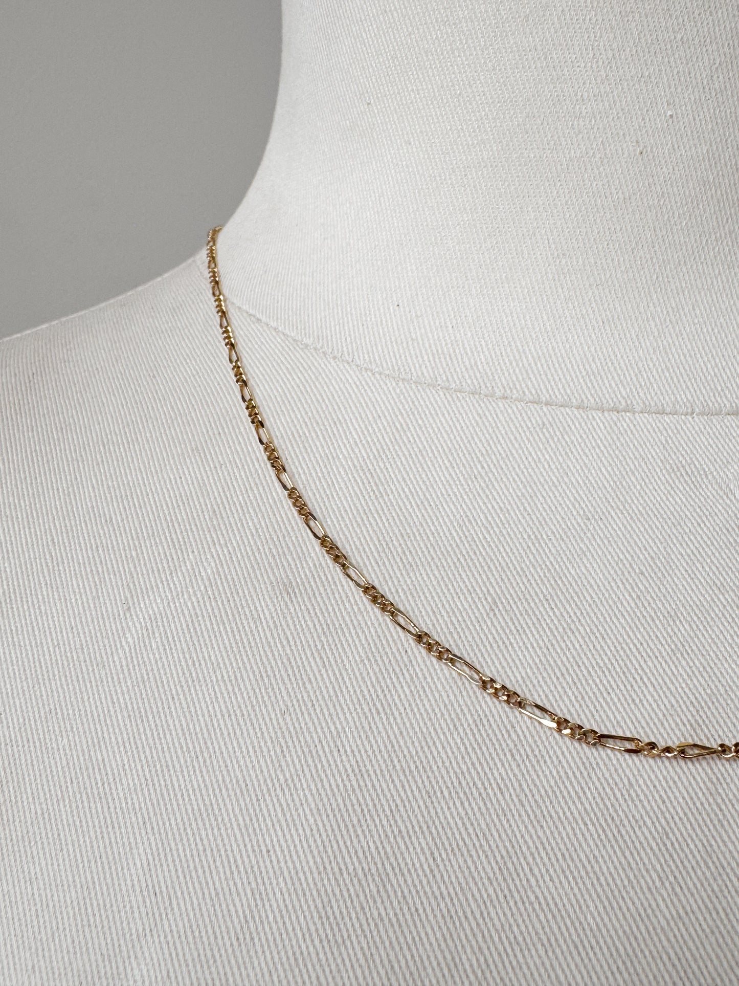 Petite Figaro 21" Gold-Plated Necklace