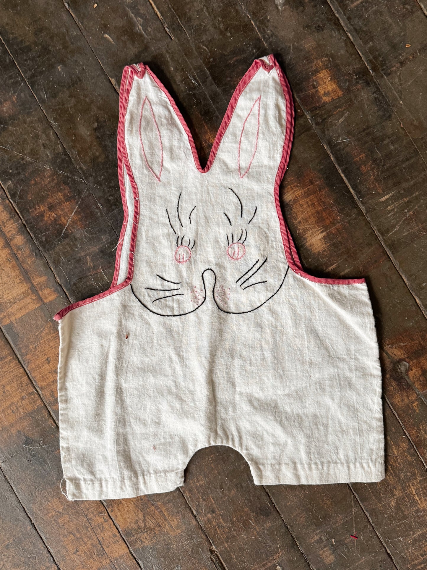 1940s Bunny Cotton Romper (12mths)