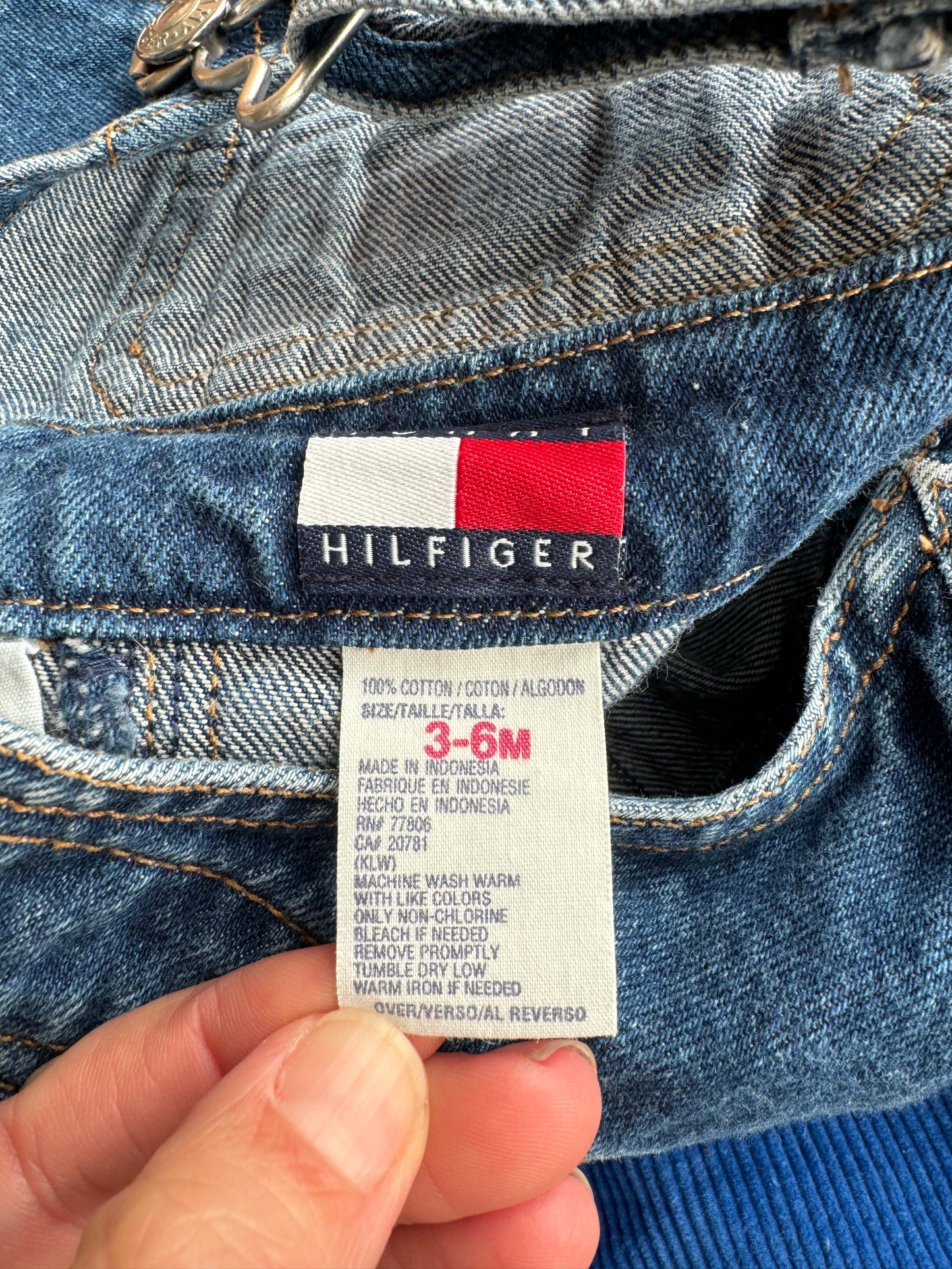 Tommy Hilfiger Denim Overalls (6mos)