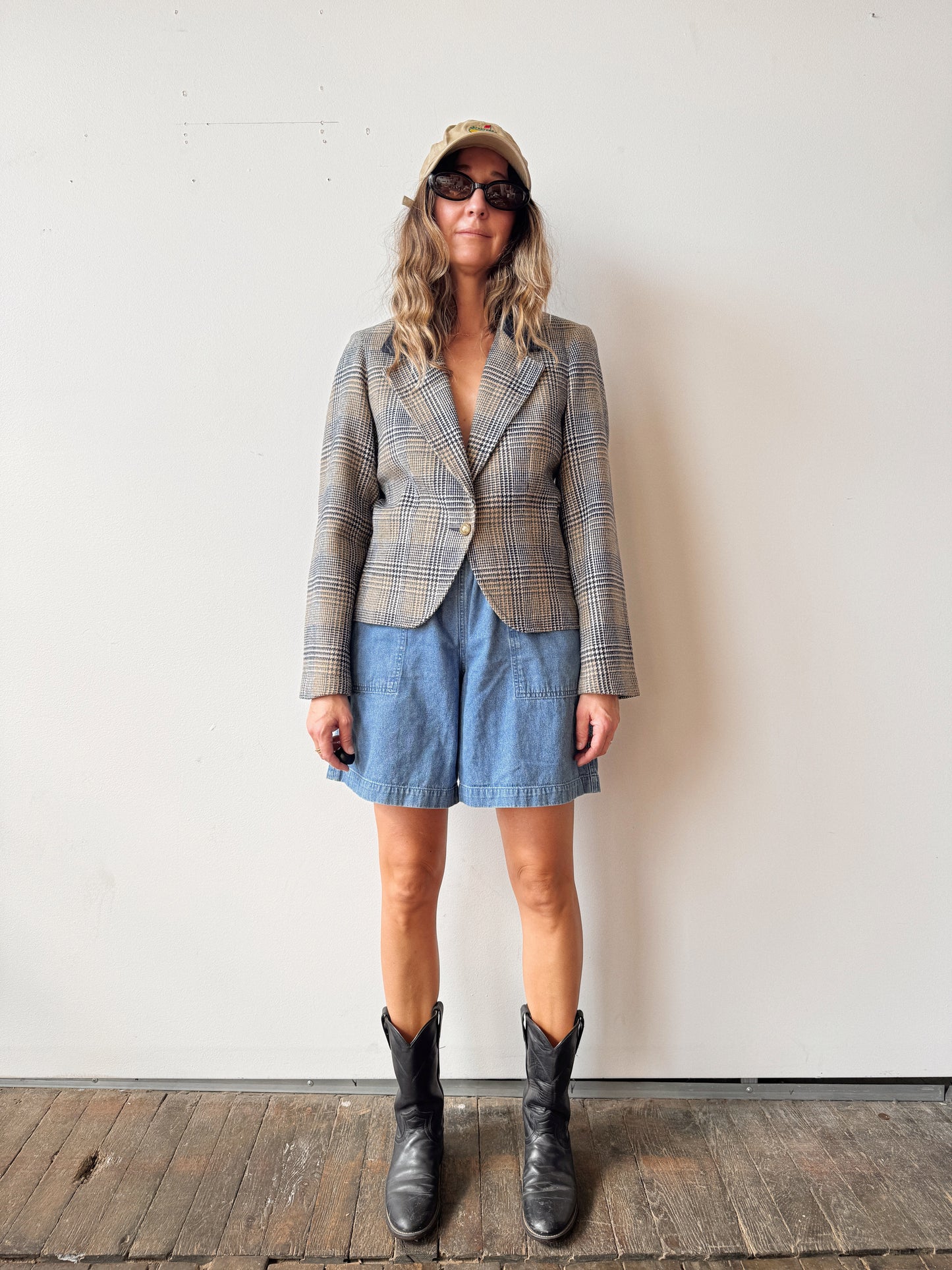 Duchess Camel and Navy Blazer (XS)
