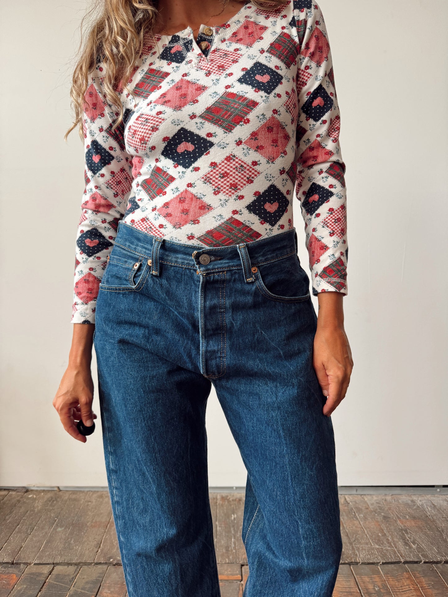 Patchwork 90s Bodysuit (S)