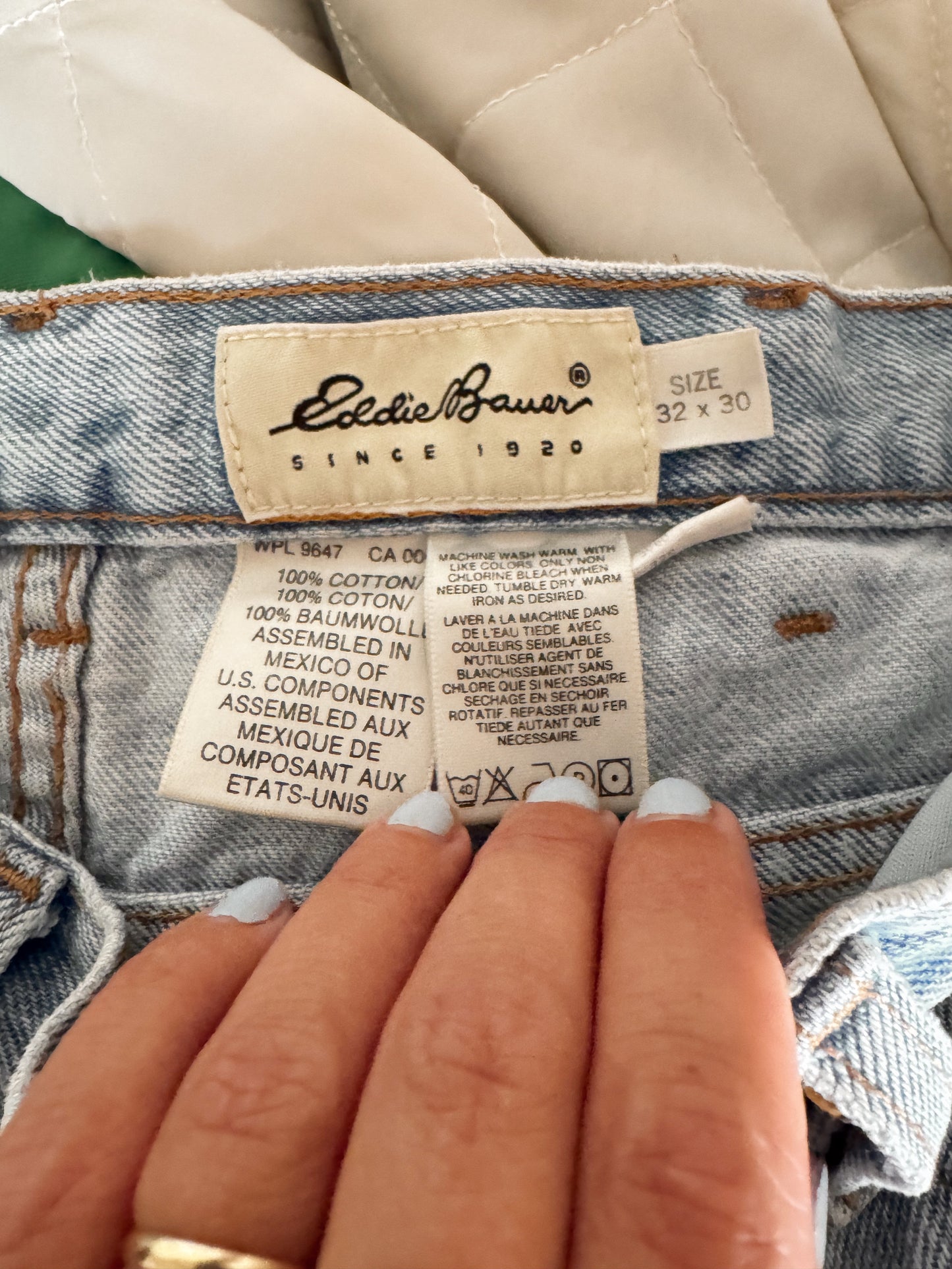 Lightwash 90 Patchwork Eddie Denim (30")