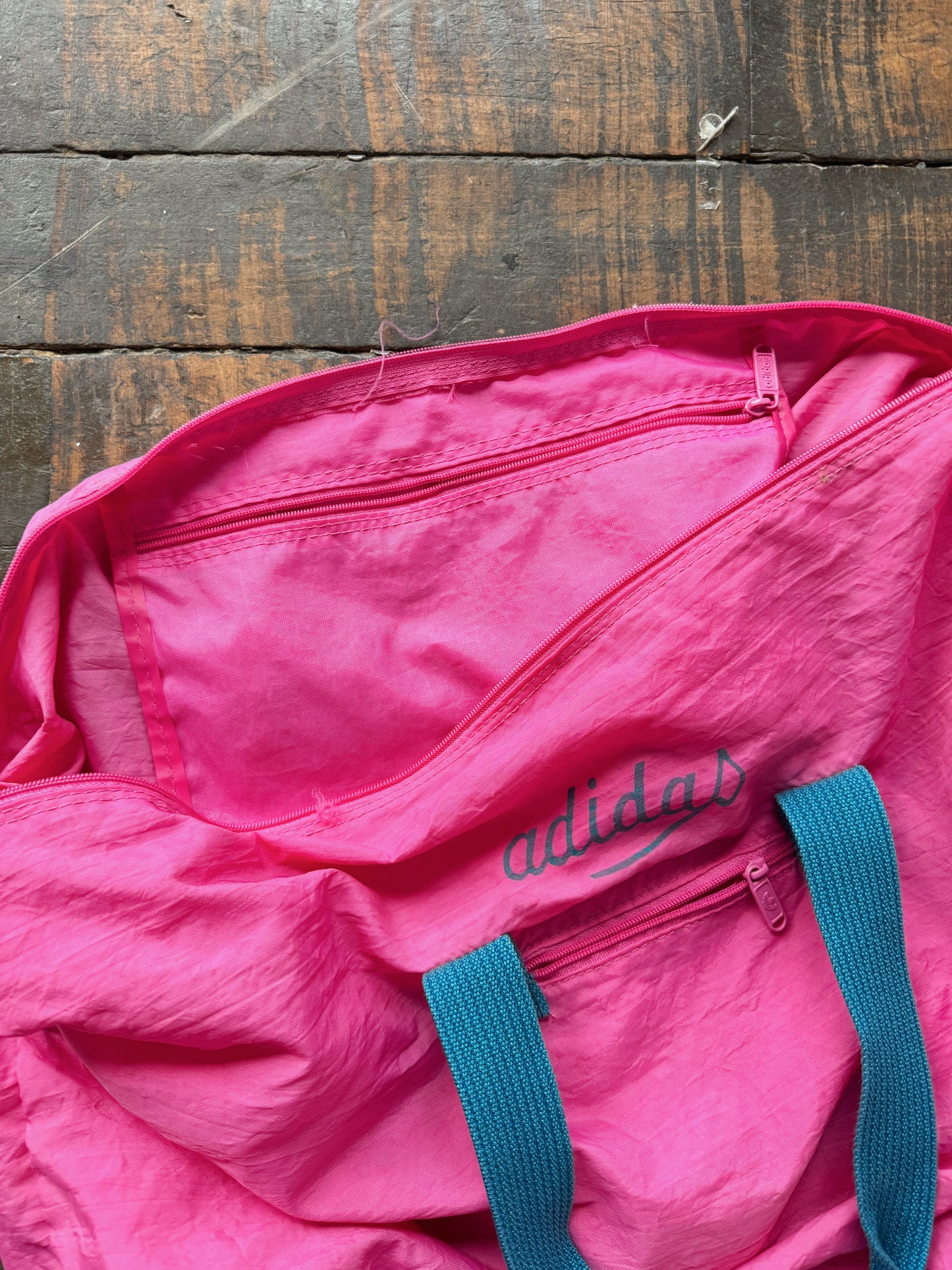 80s Adidas Nylon Duffel Bag