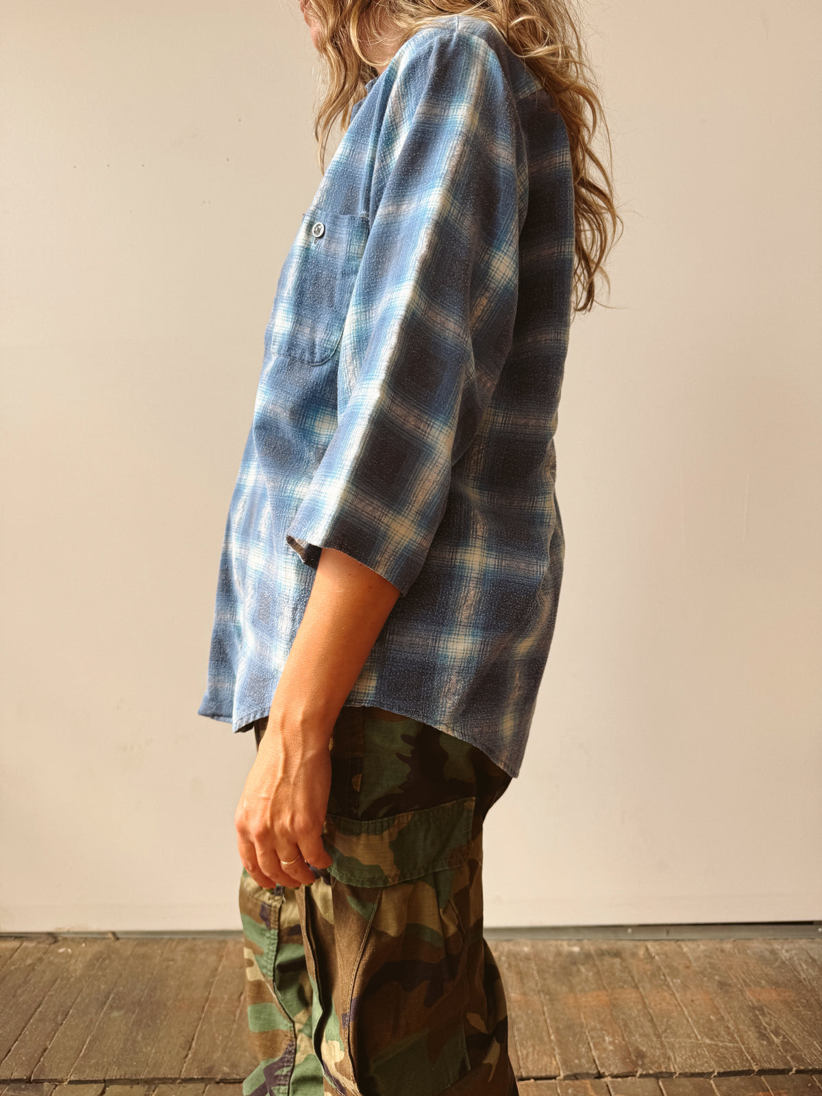 Reworked Sears 70s Plaid Flannel (M)