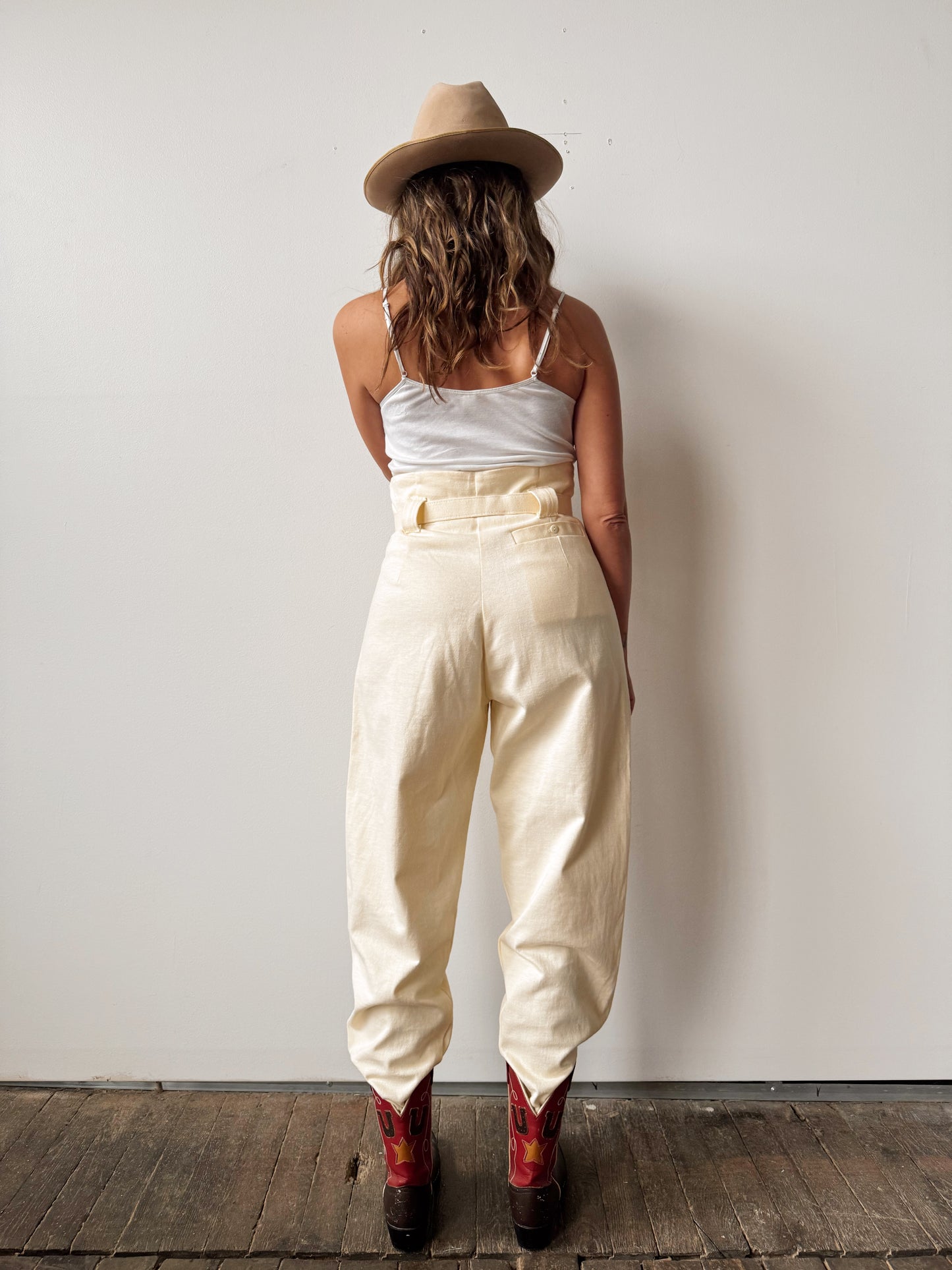 80s Contempo Casuals Belted Pant (28")