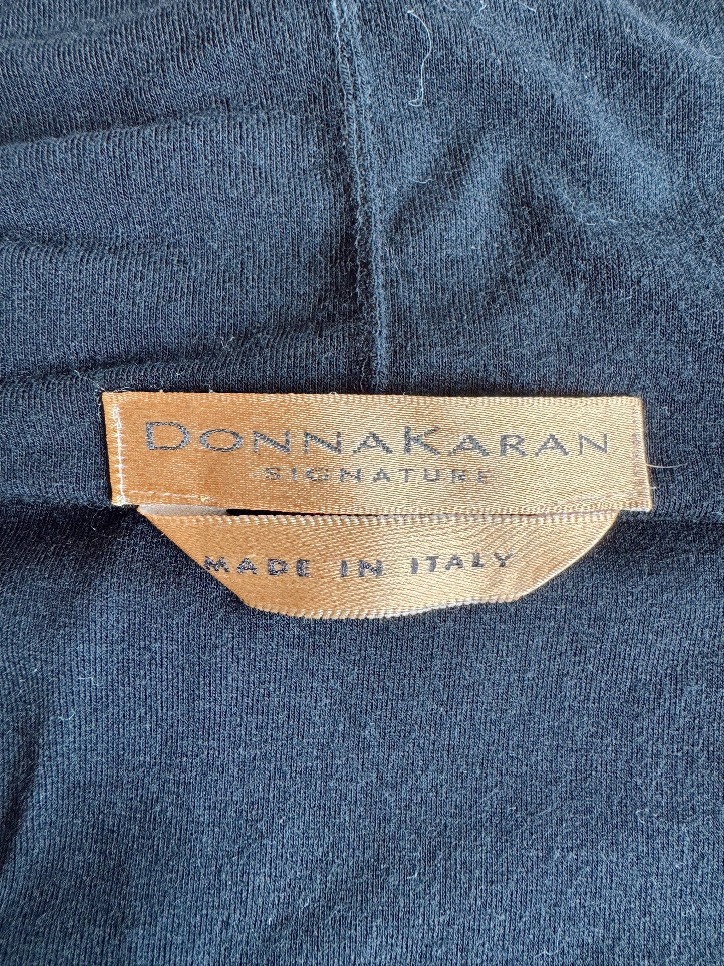Donna Karan Made in Italy Knit Stretch Dress (L)