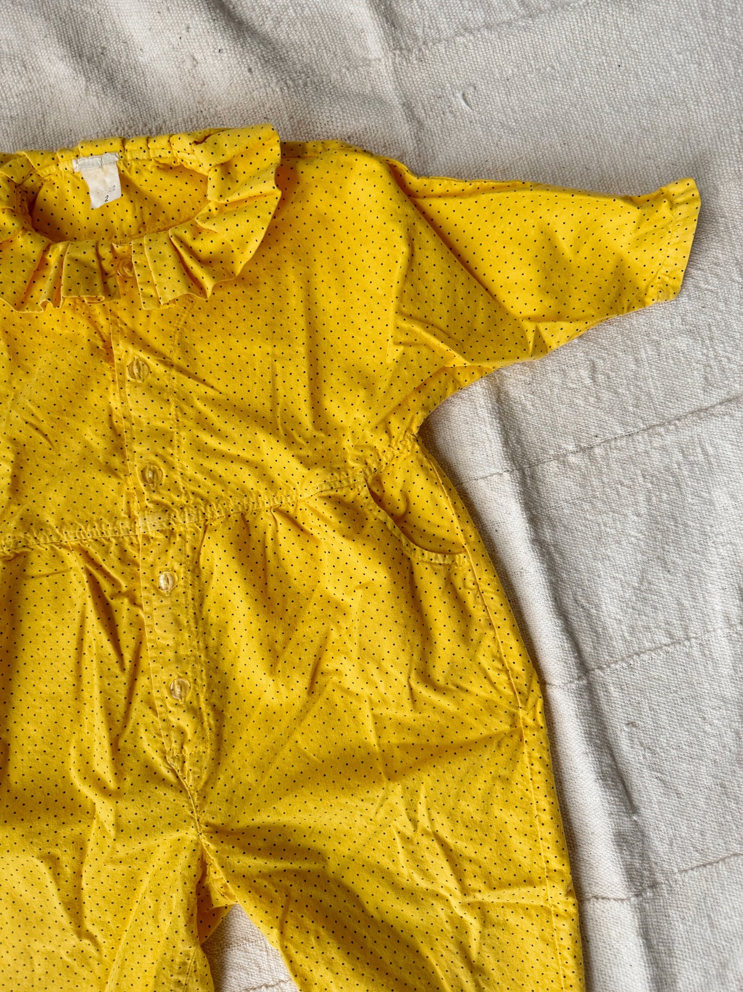 Yellow Ruffle Jumper (2T)