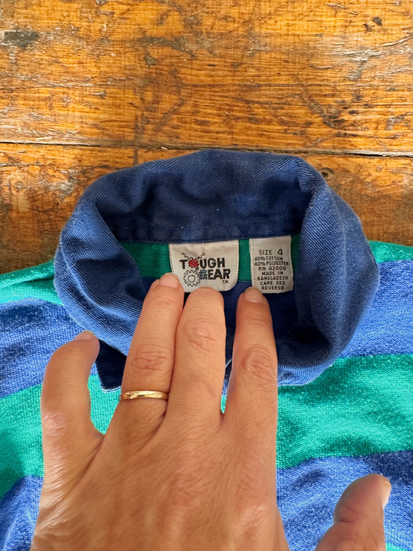 Tough Gear 90s Rugby Stripe Shirt (3T)