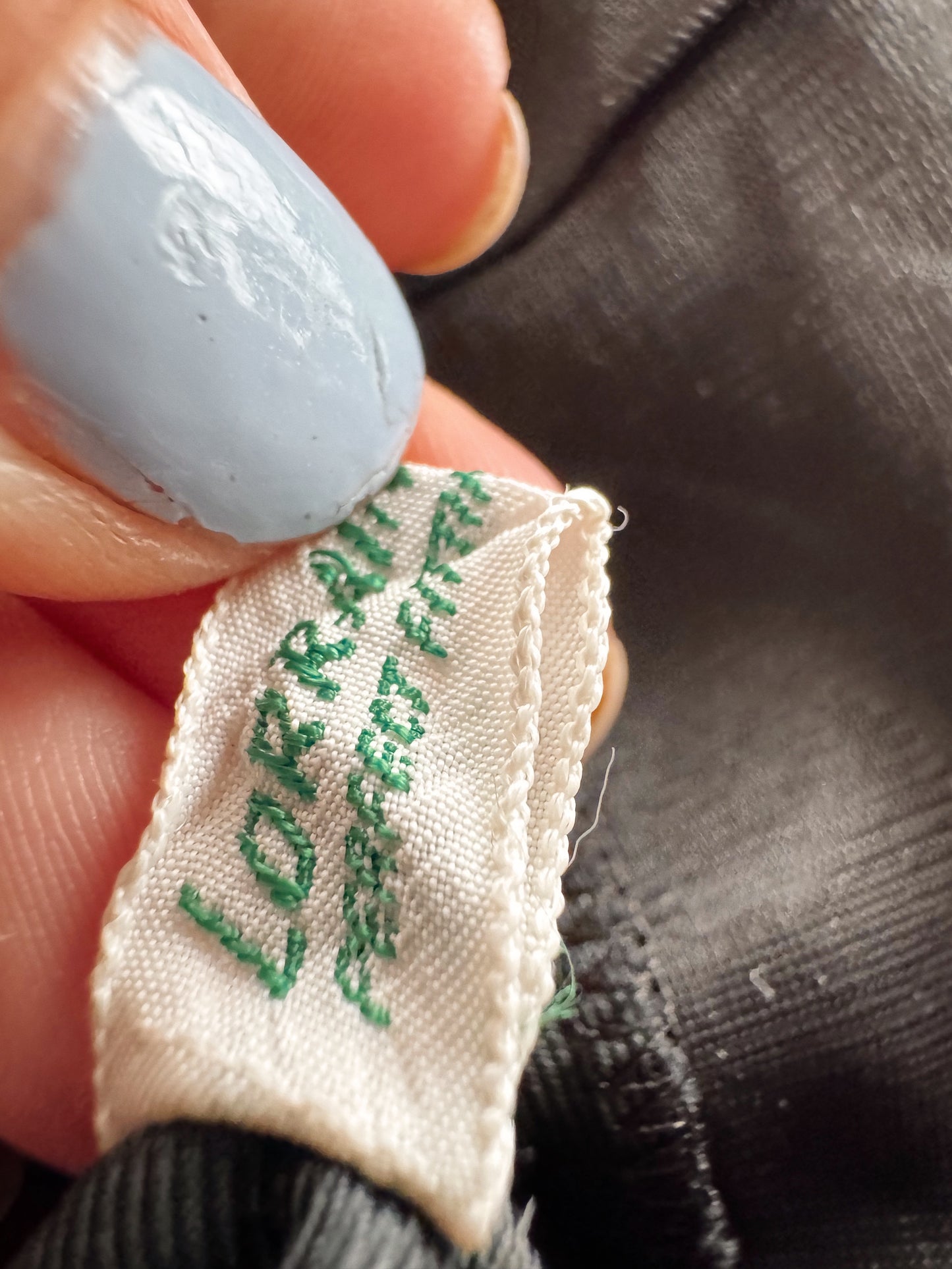 Lorraine Black Slip Dress with Sheer Panels (M)