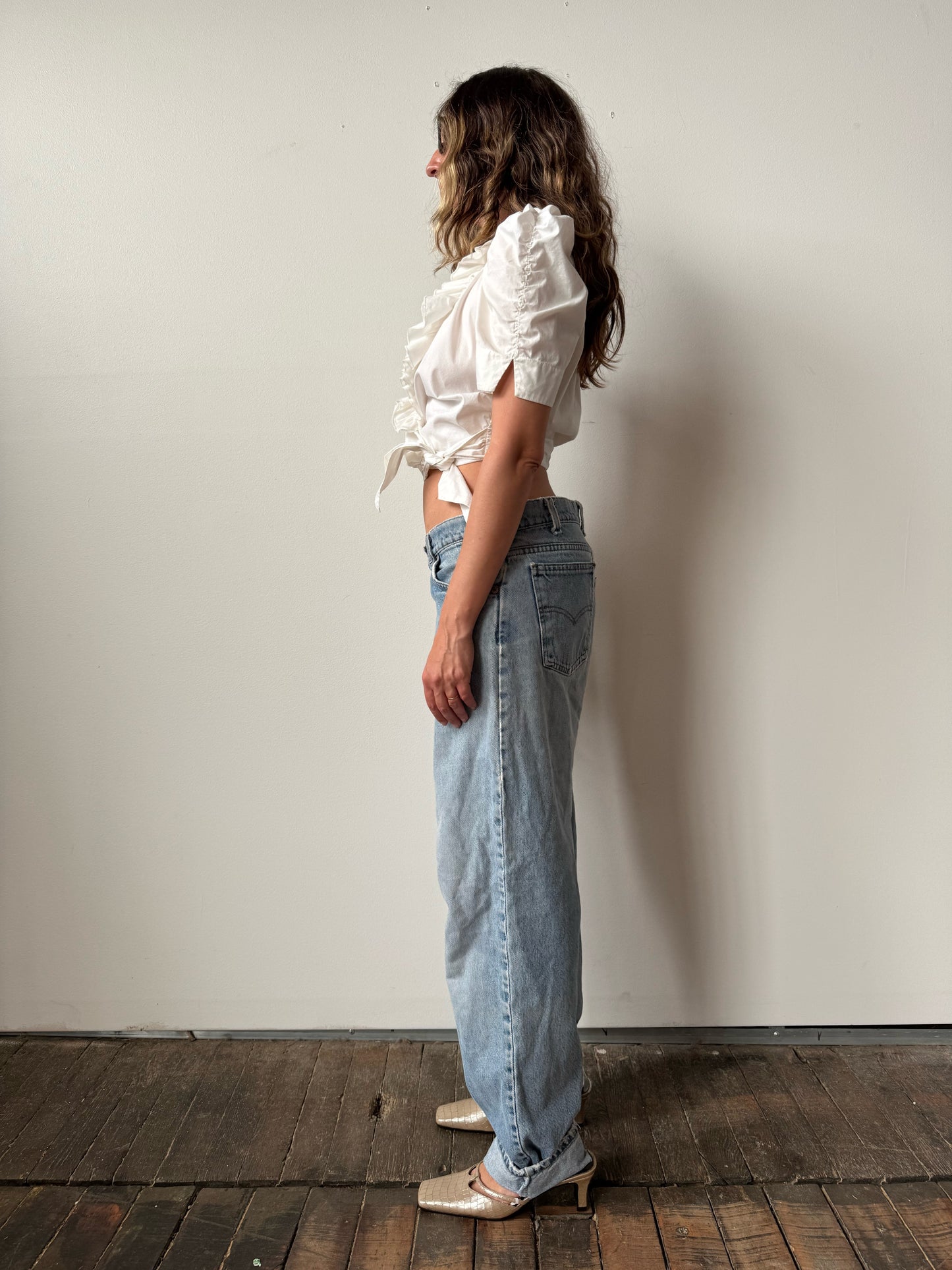 Levi's 550 Orange Tab Denim Jeans (35"x30")