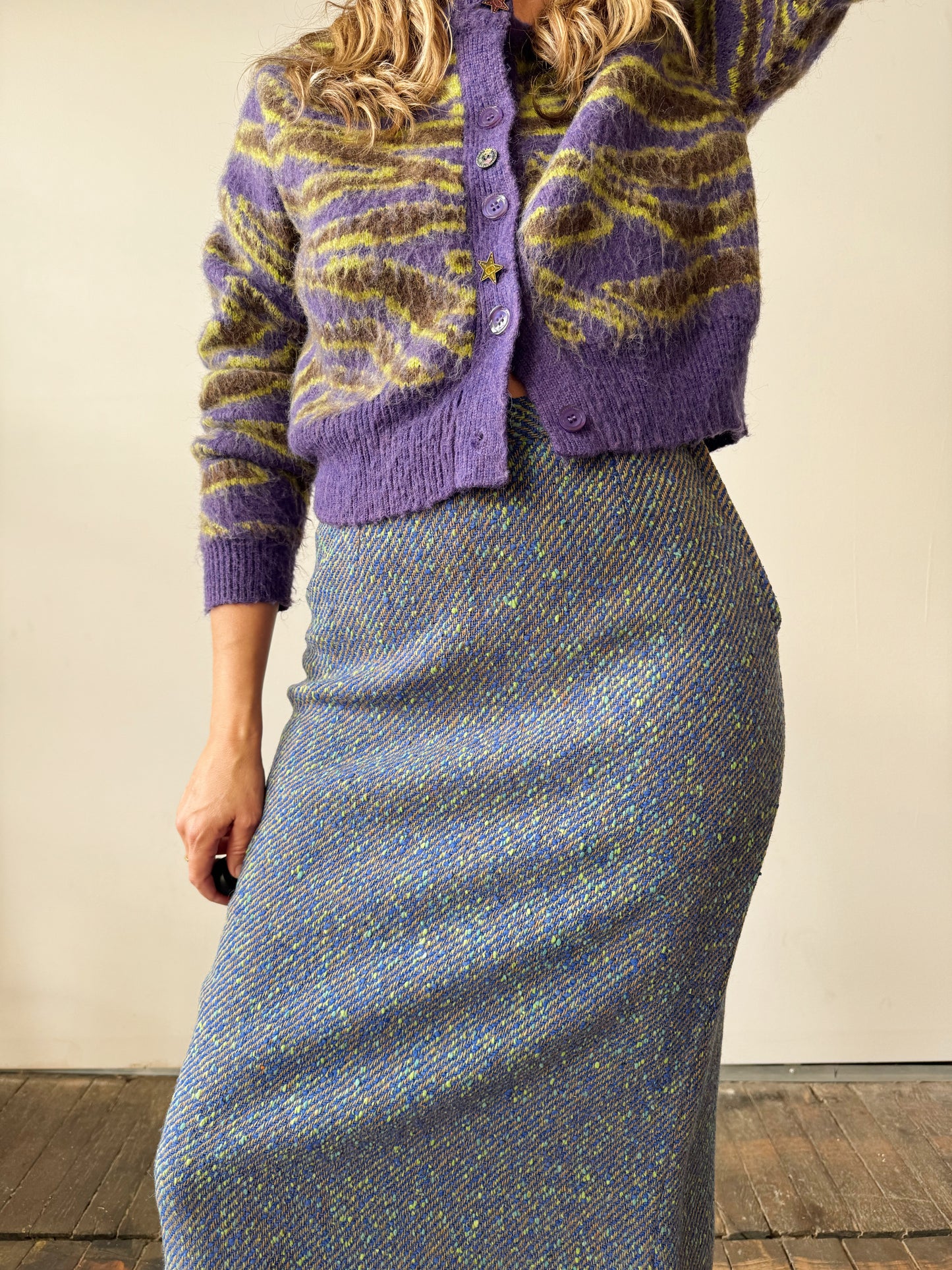 Tweed 60s Pencil Skirt (26")