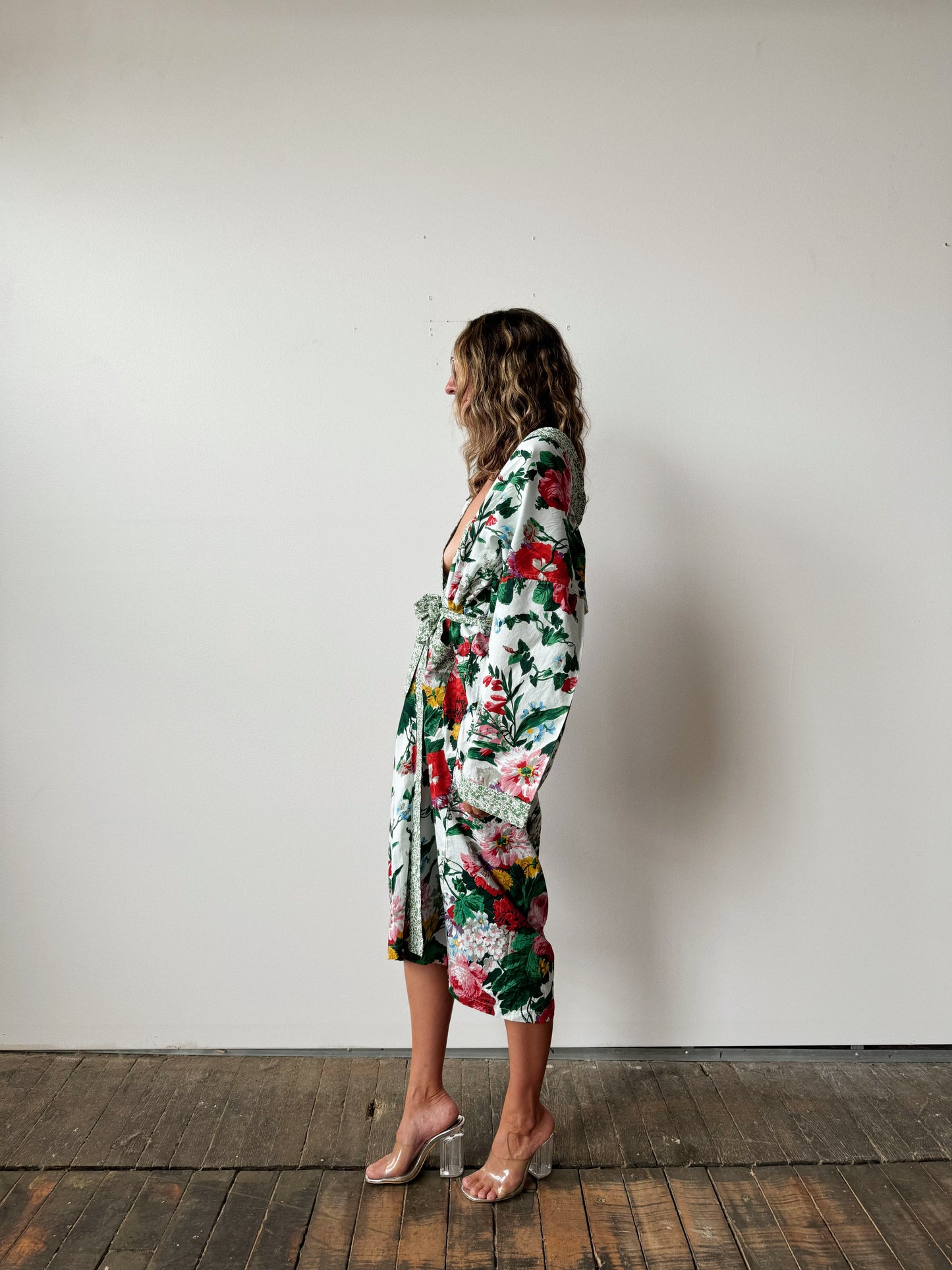 We Got You Floral Cotton Robe (S)