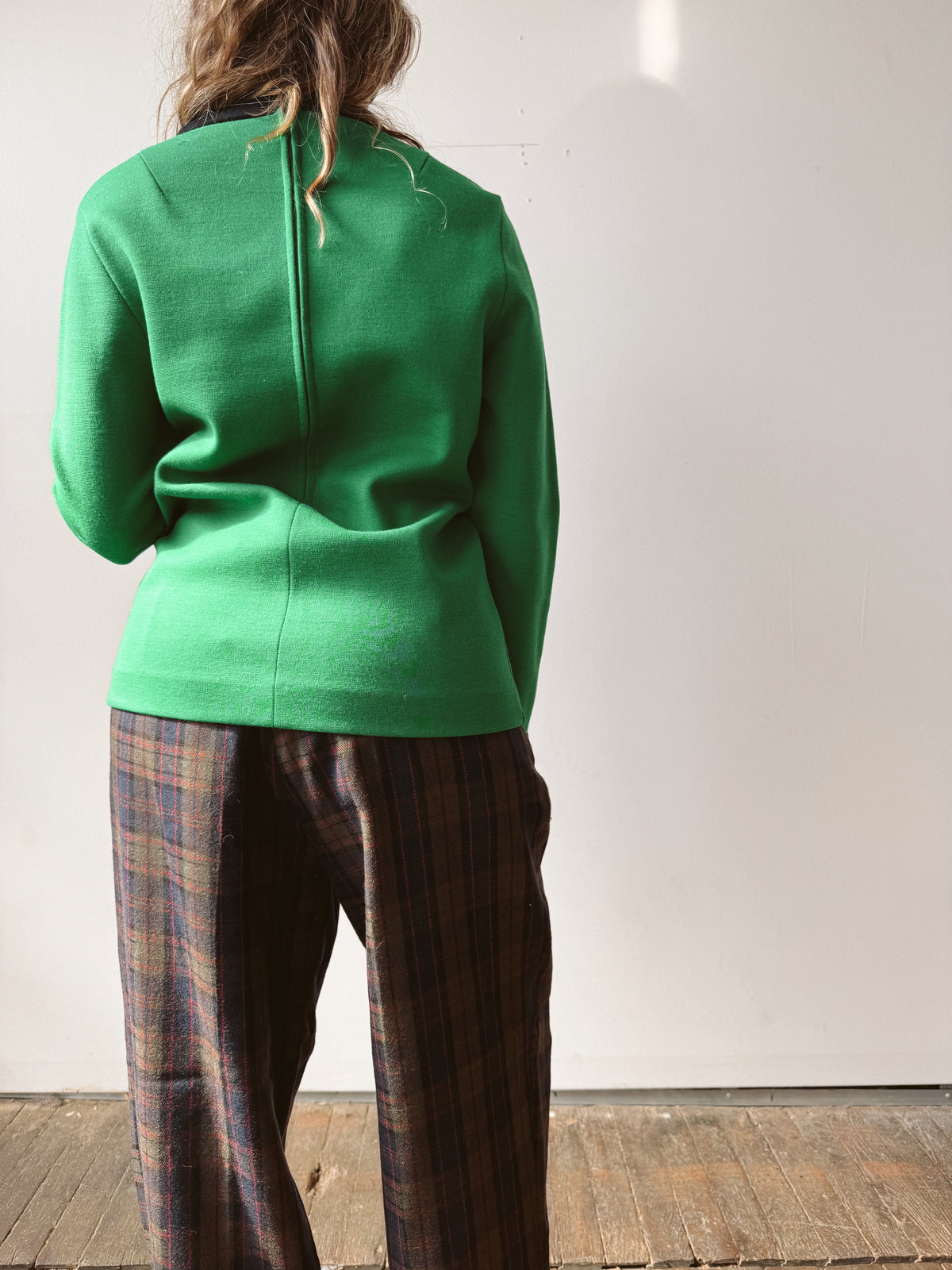 60s Jantzen Color-Block Knit Shirt (M)