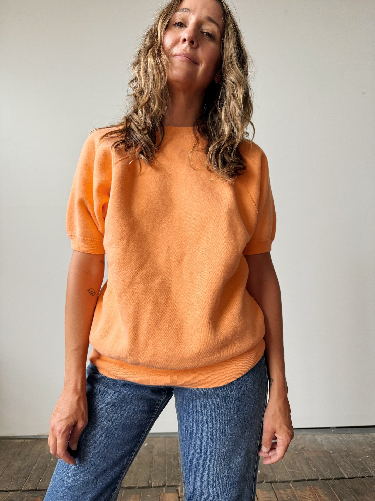 80s Clementine Short Sweatshirt (M)