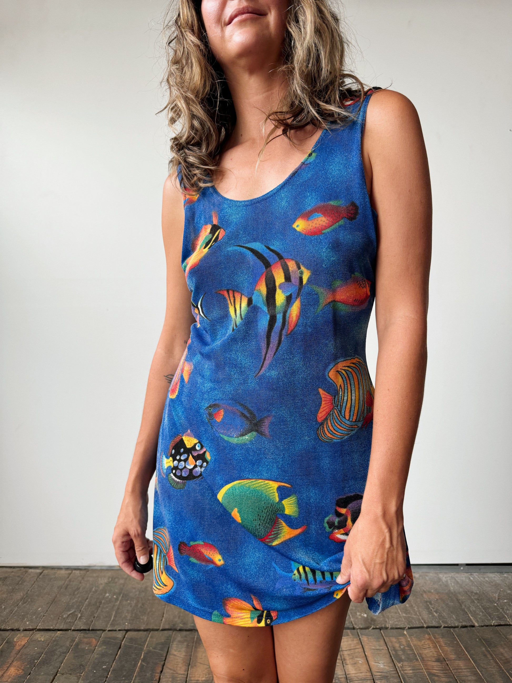 Carrie Fish Dress (M) dry vtg and Carrie Fish Dress (M) dry vtg and
