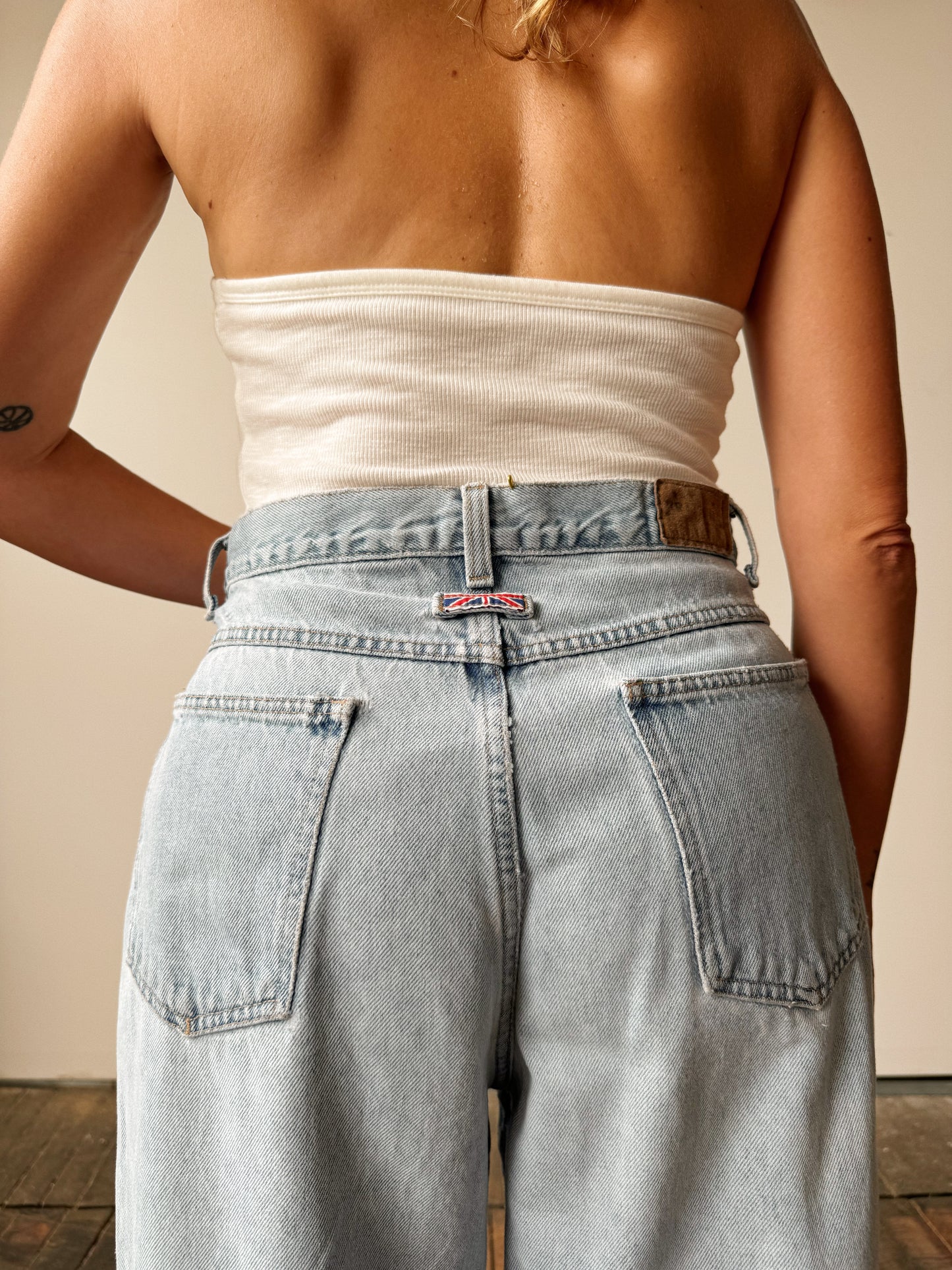 Pleated Peg Denim (29")