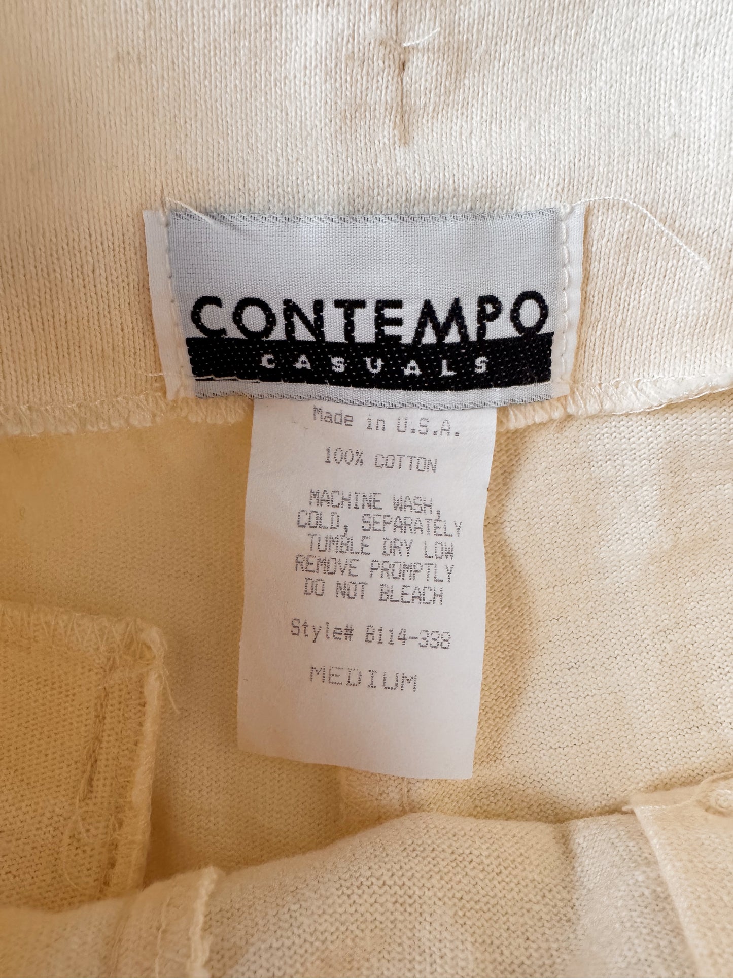 80s Contempo Casuals Belted Pant (28")