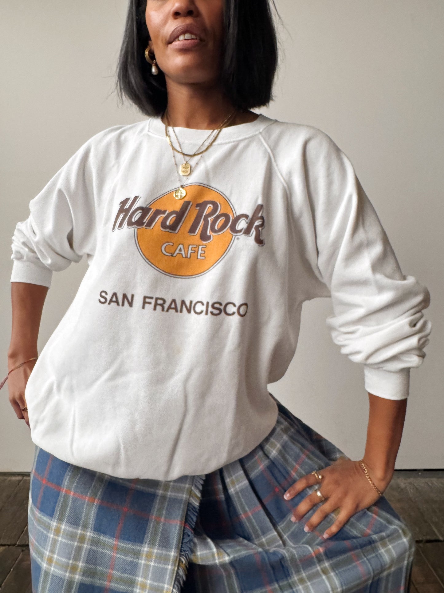 Vintage Hard Rock San Fran Crewneck Sweatshirt (L)