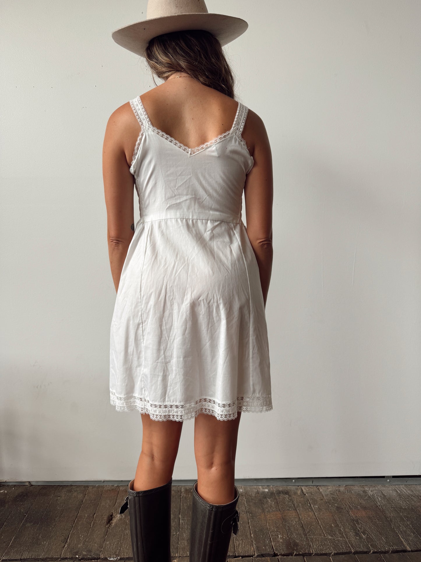 Vintage 60s Her Majesty Babydoll Slip Dress (S)