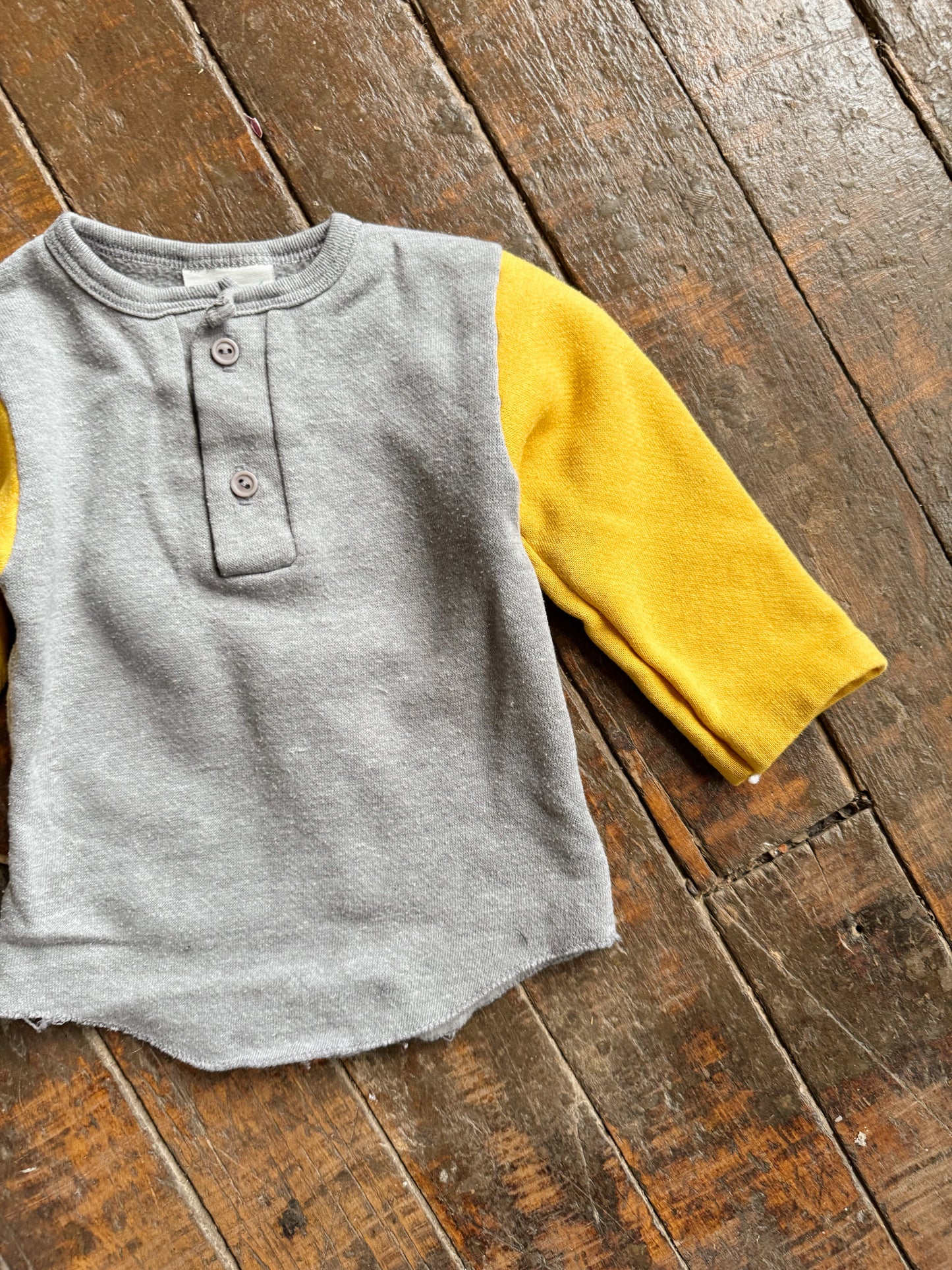 Raglan 70s Thick Cotton Shirt (2T)