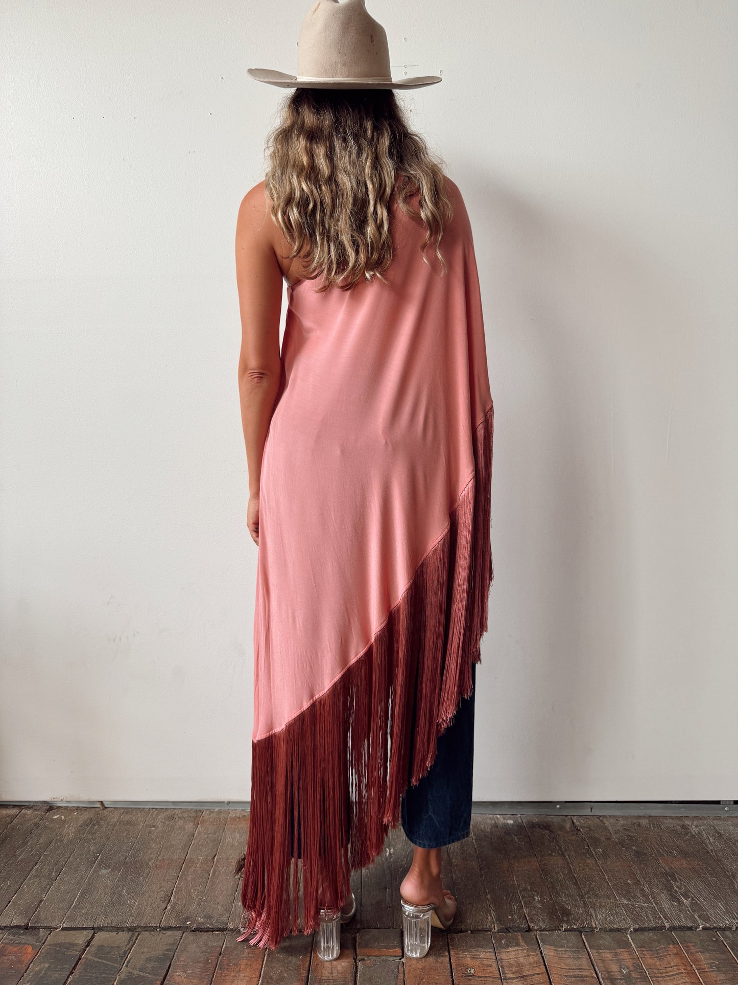 Cult Gaia Ayla One-Shoulder Fringe Top (XS)