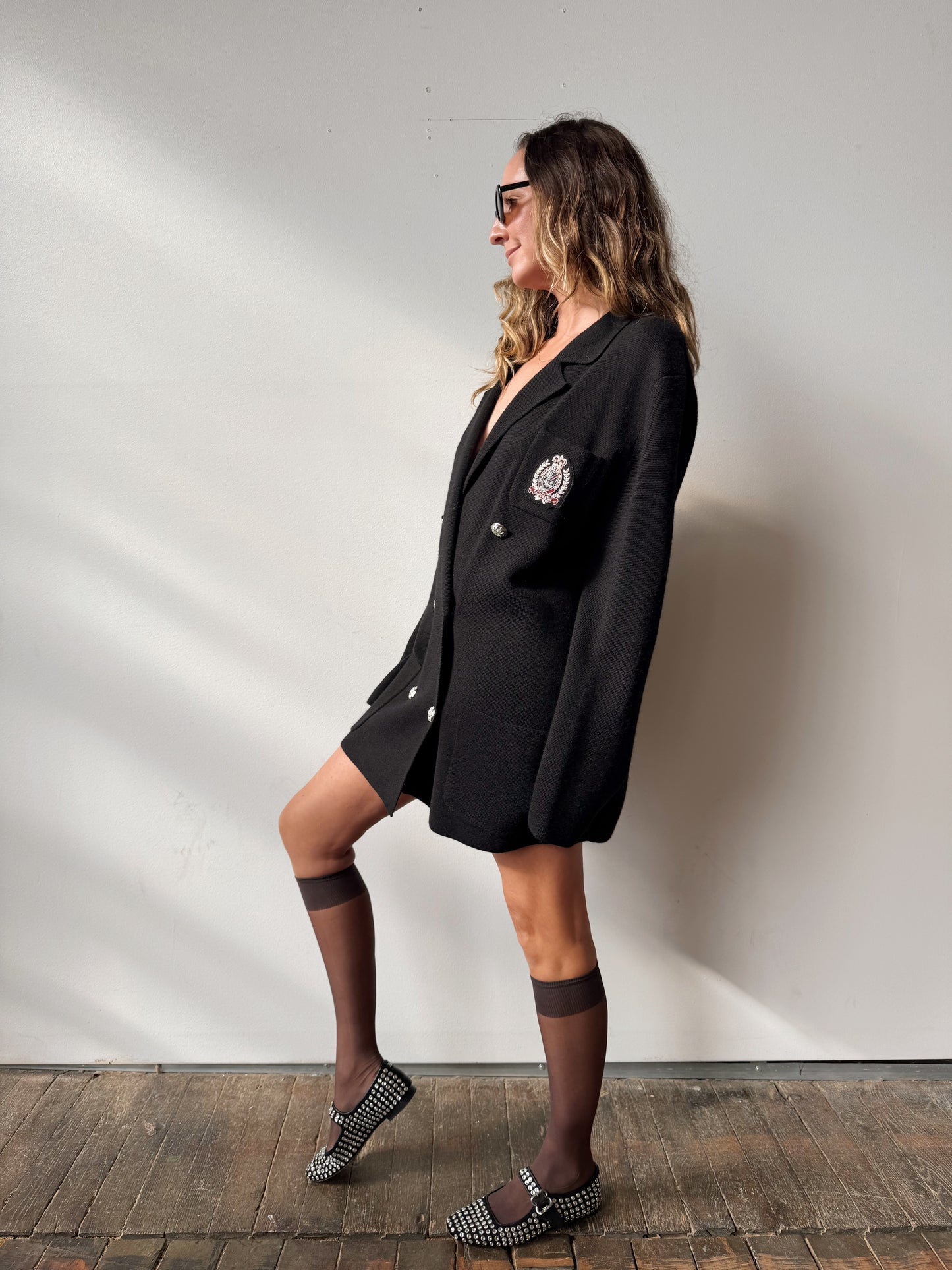 Ralph Lauren Double-Breasted Merino Wool Knit Cardigan (L)