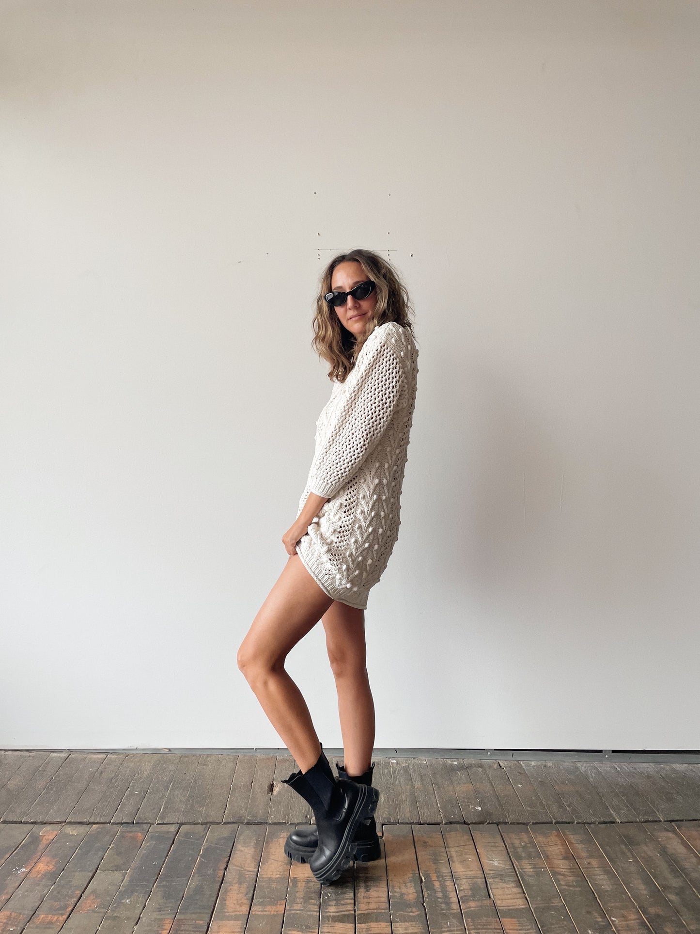 90s Cable Knit Tunic