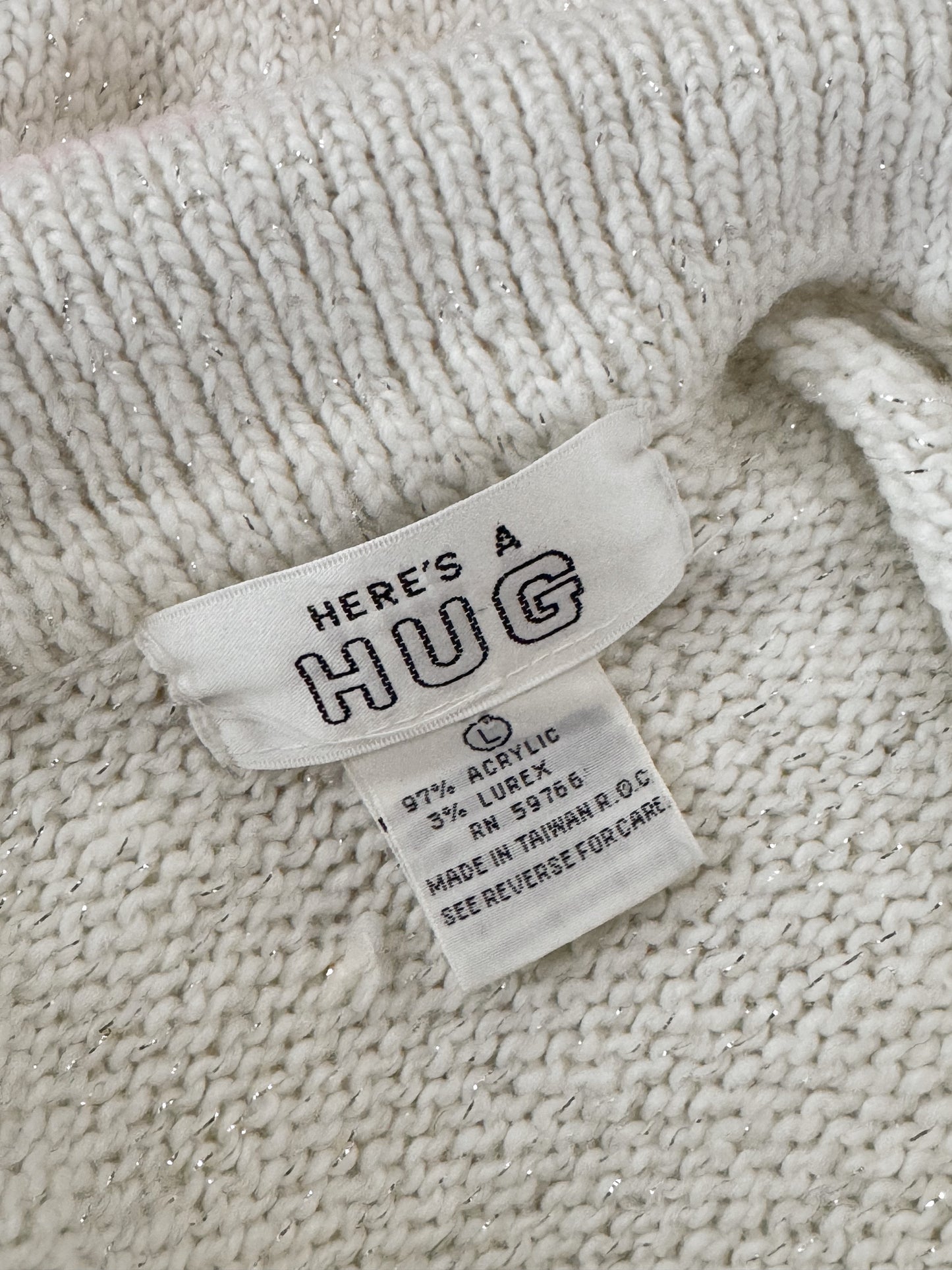 Hug Lurex Shoulder Sweater (M)