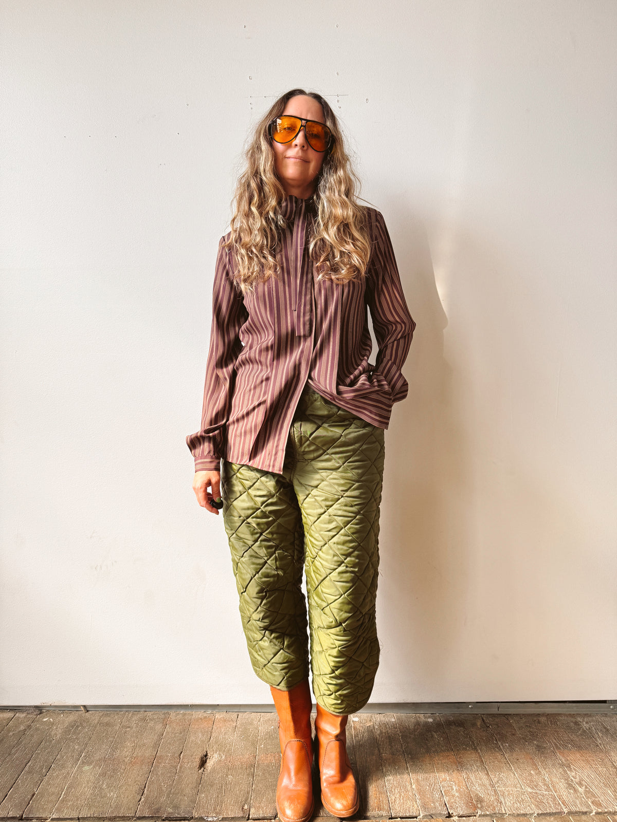 Vintage '75 Dutch Military Surplus Quilted Pant (30")