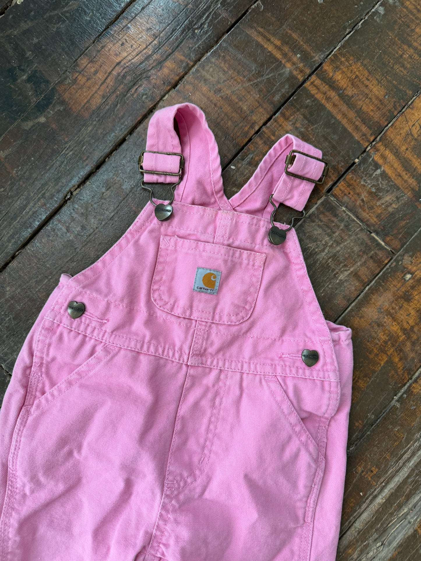 Carhartt Heart Overalls (9mos)