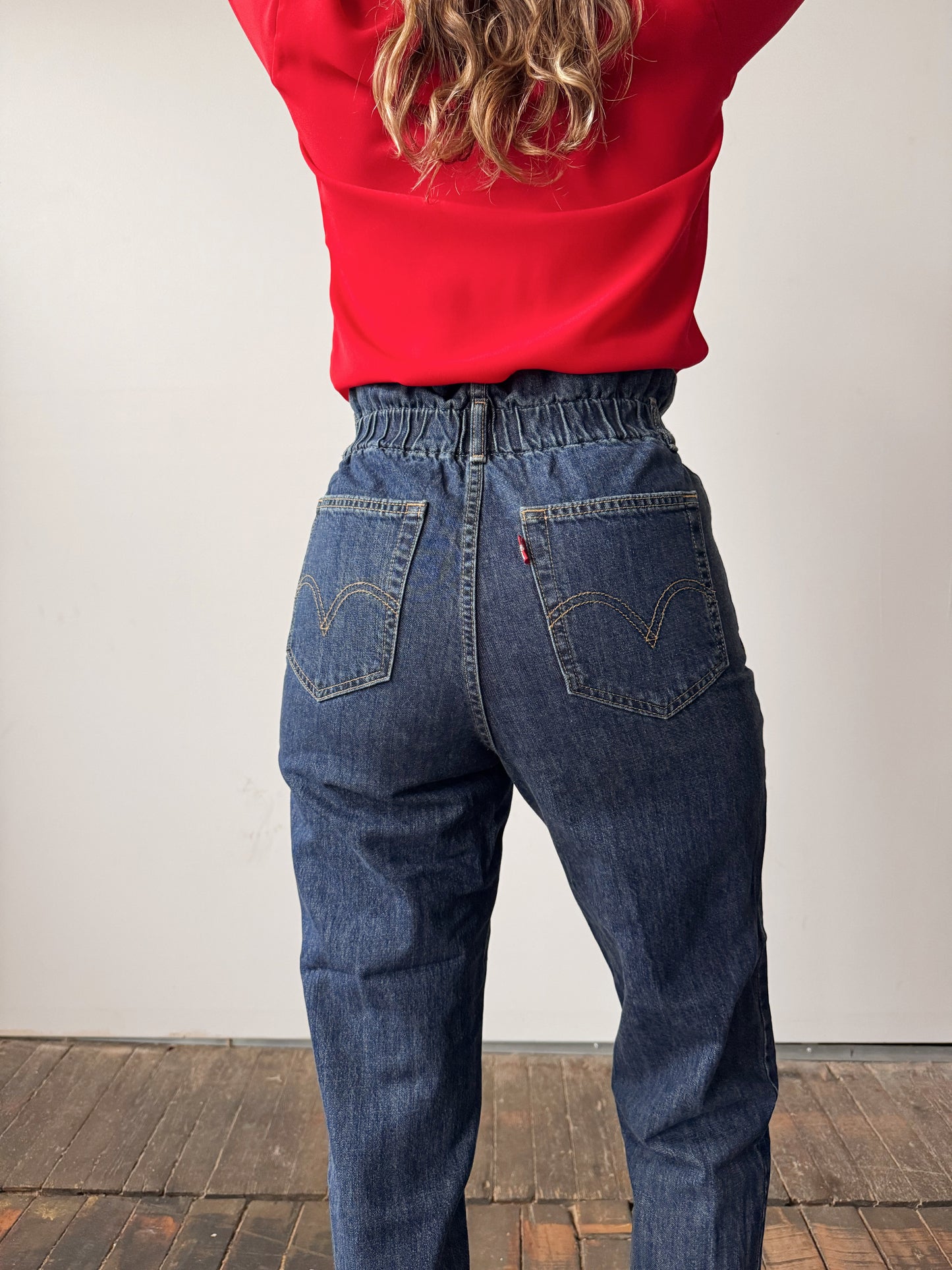 Levi's Tapered Elastic Waist Denim Pant (26")