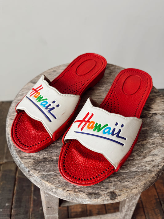 80s Hawaii Rainbow Vacation Slides (Size 38)