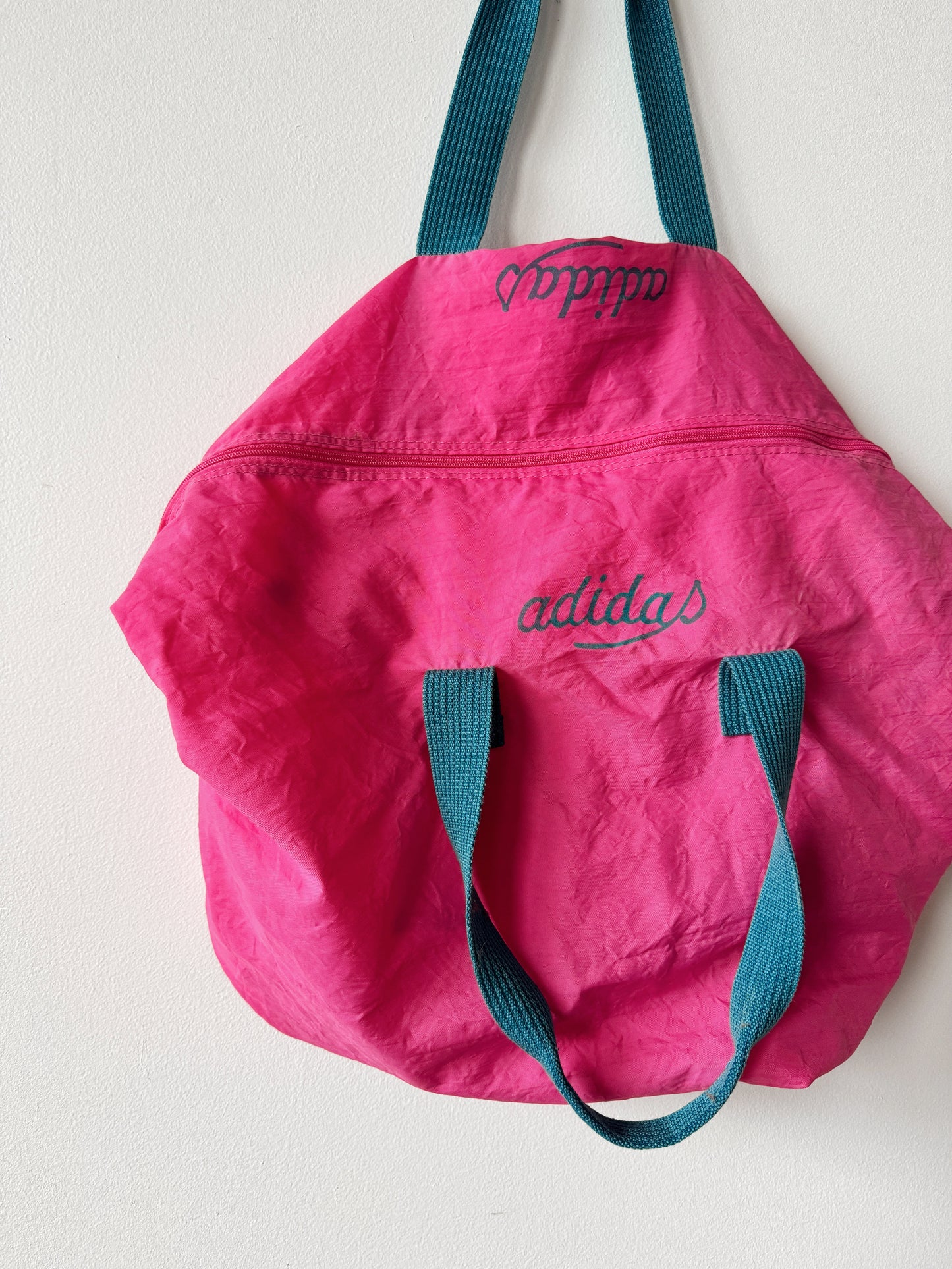 80s Adidas Nylon Duffel Bag
