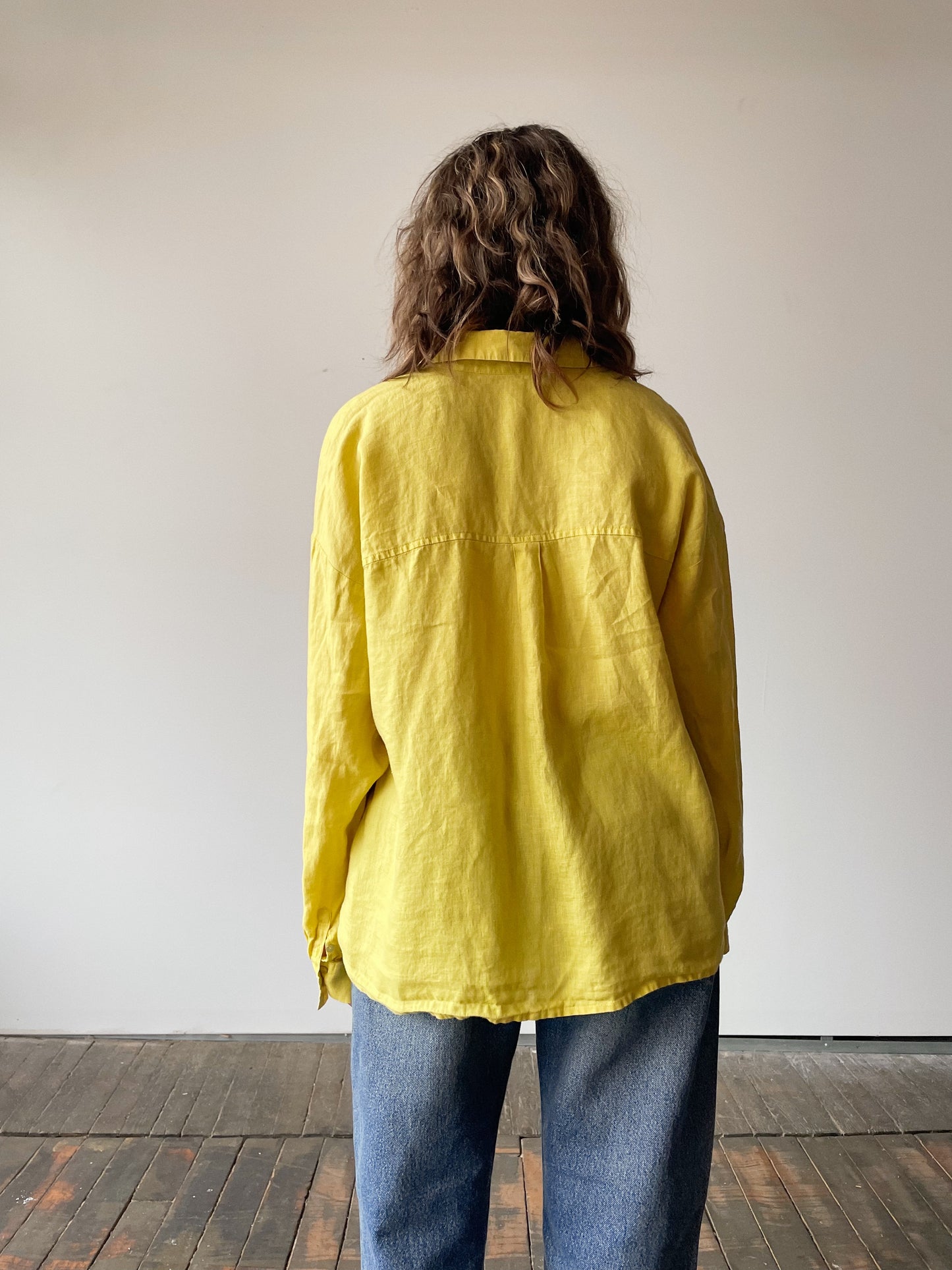 Marigold Linen Blouse