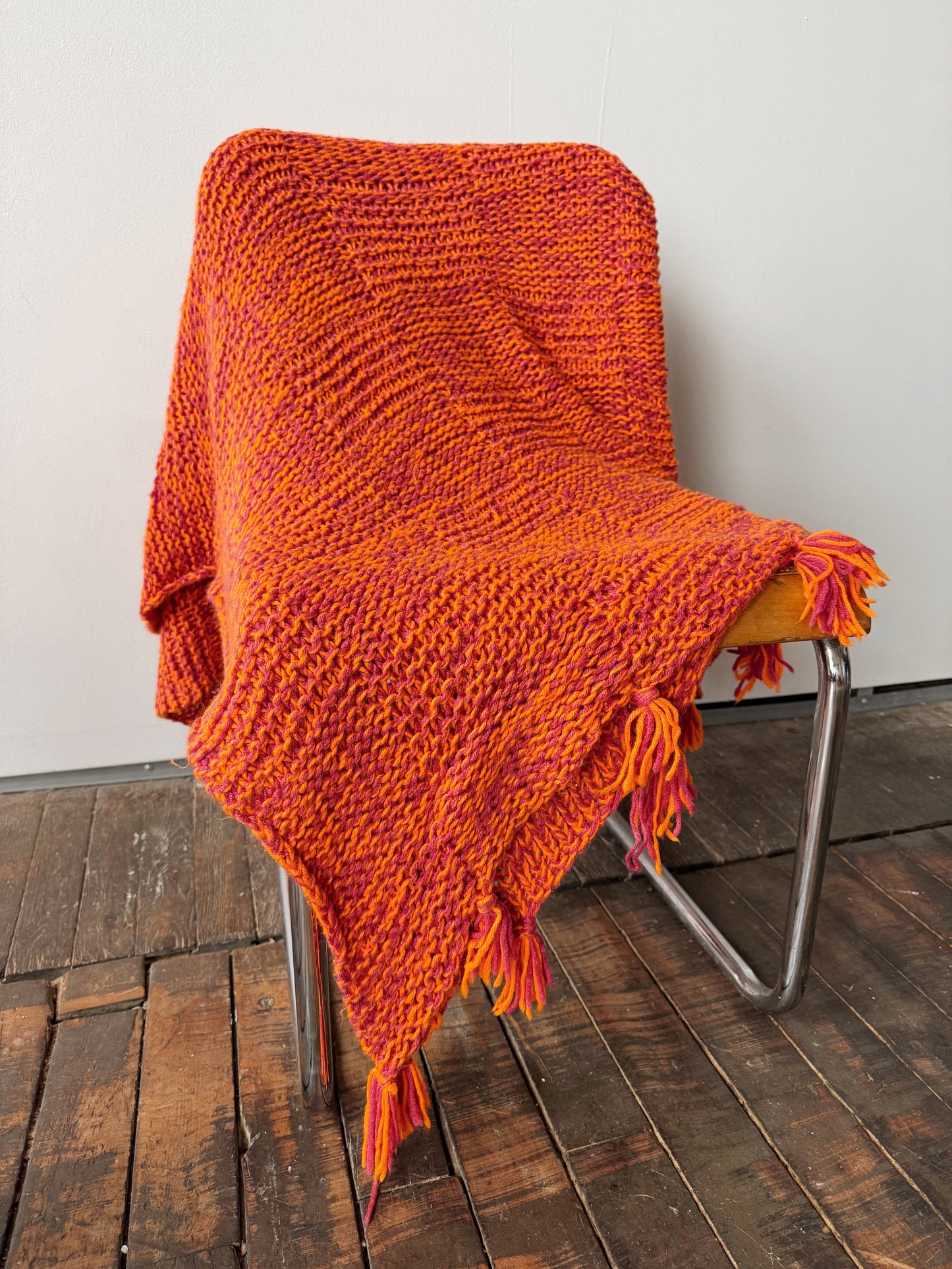 Vintage Afghan Throw Blanket