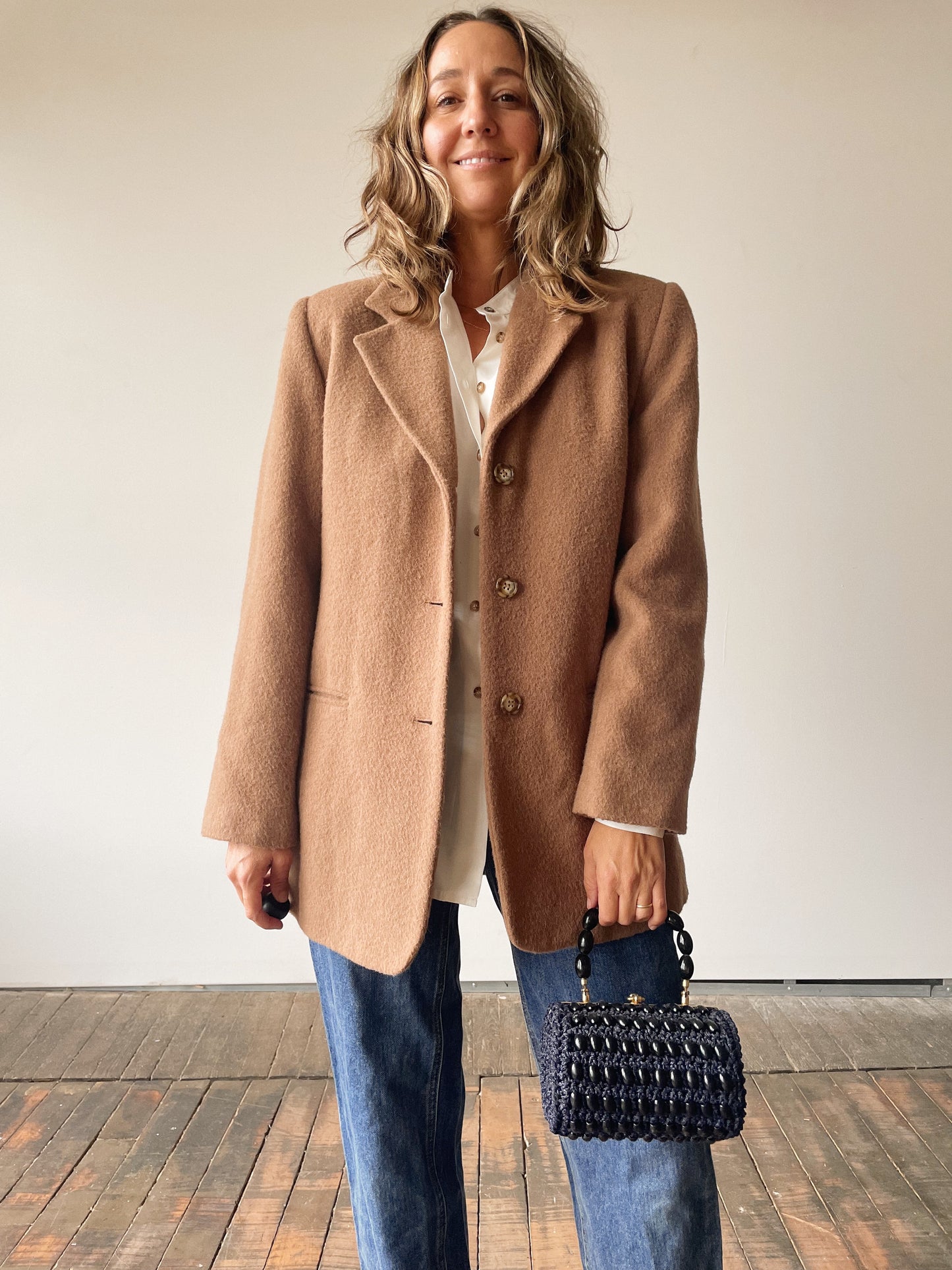 Wool Camel Blazer (M)