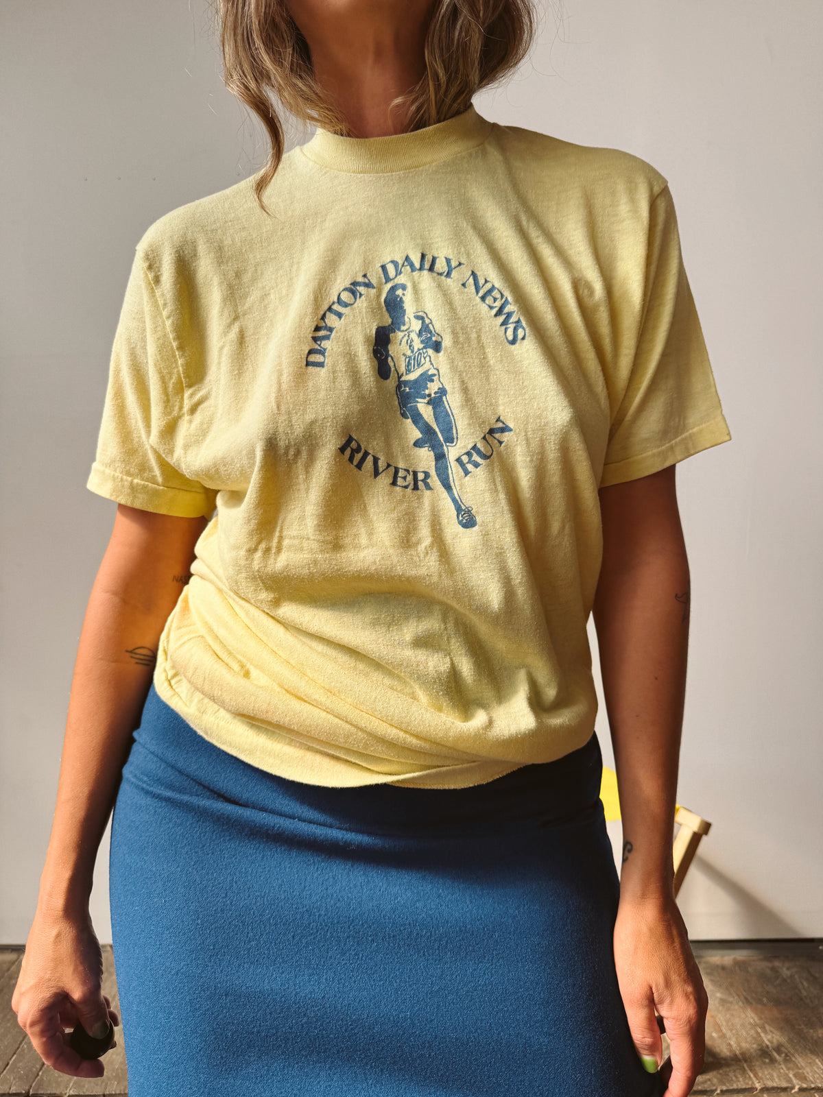 Dayton Daily News River Run Vintage T-Shirt (M)