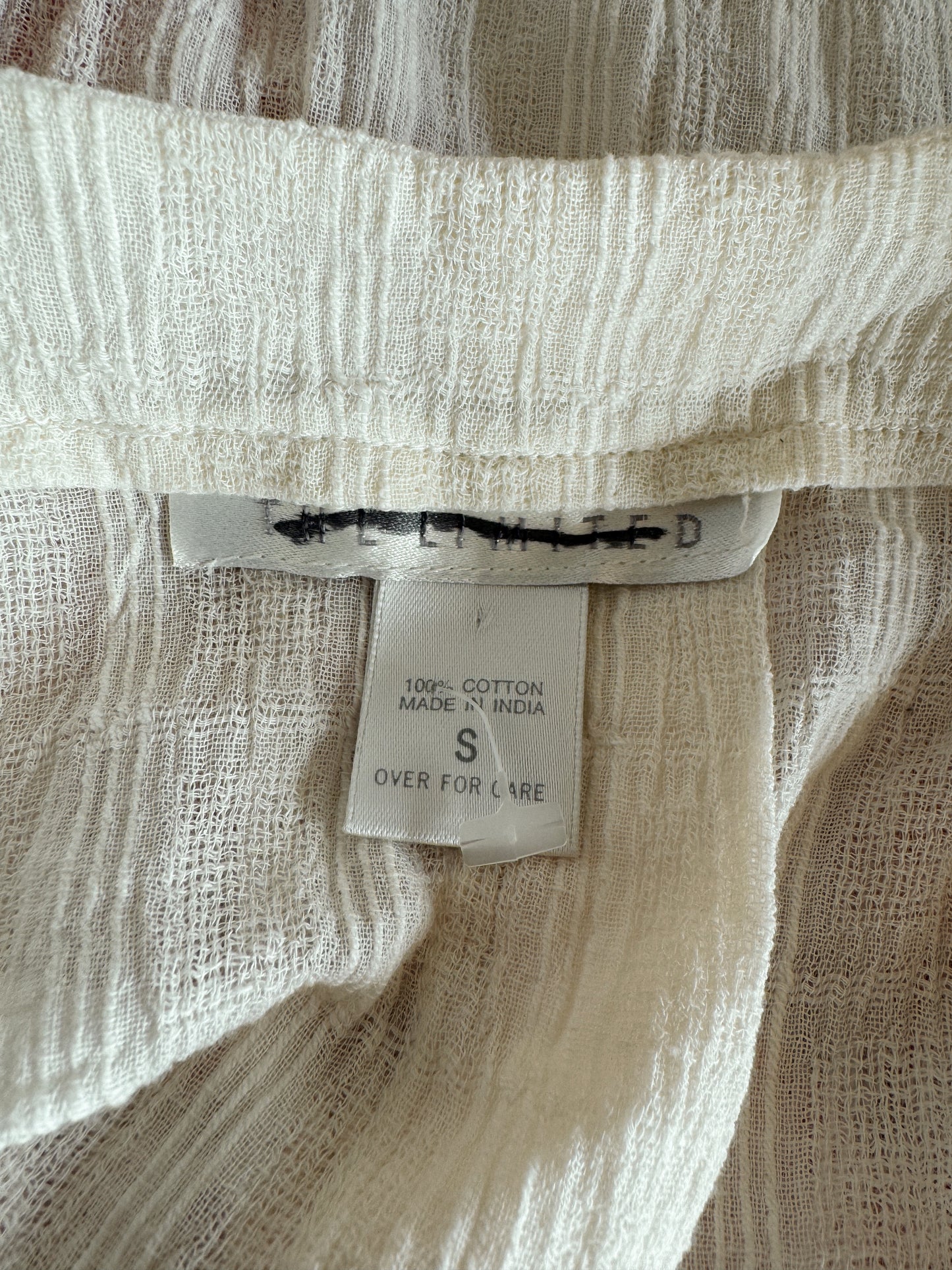 Cotton 90s Button Tunic Blouse (S)