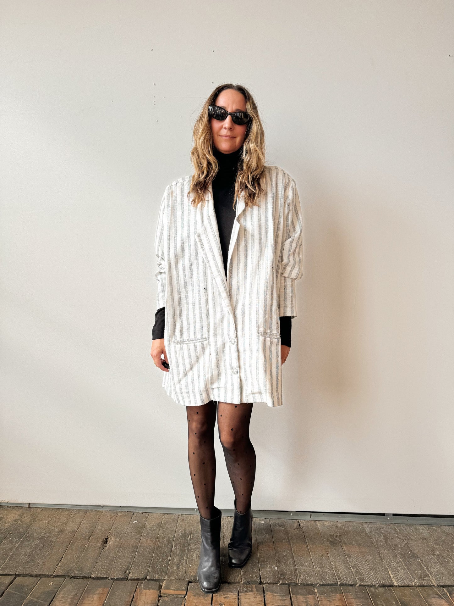 Oversized Dan Howard Stripe Blazer (XL)