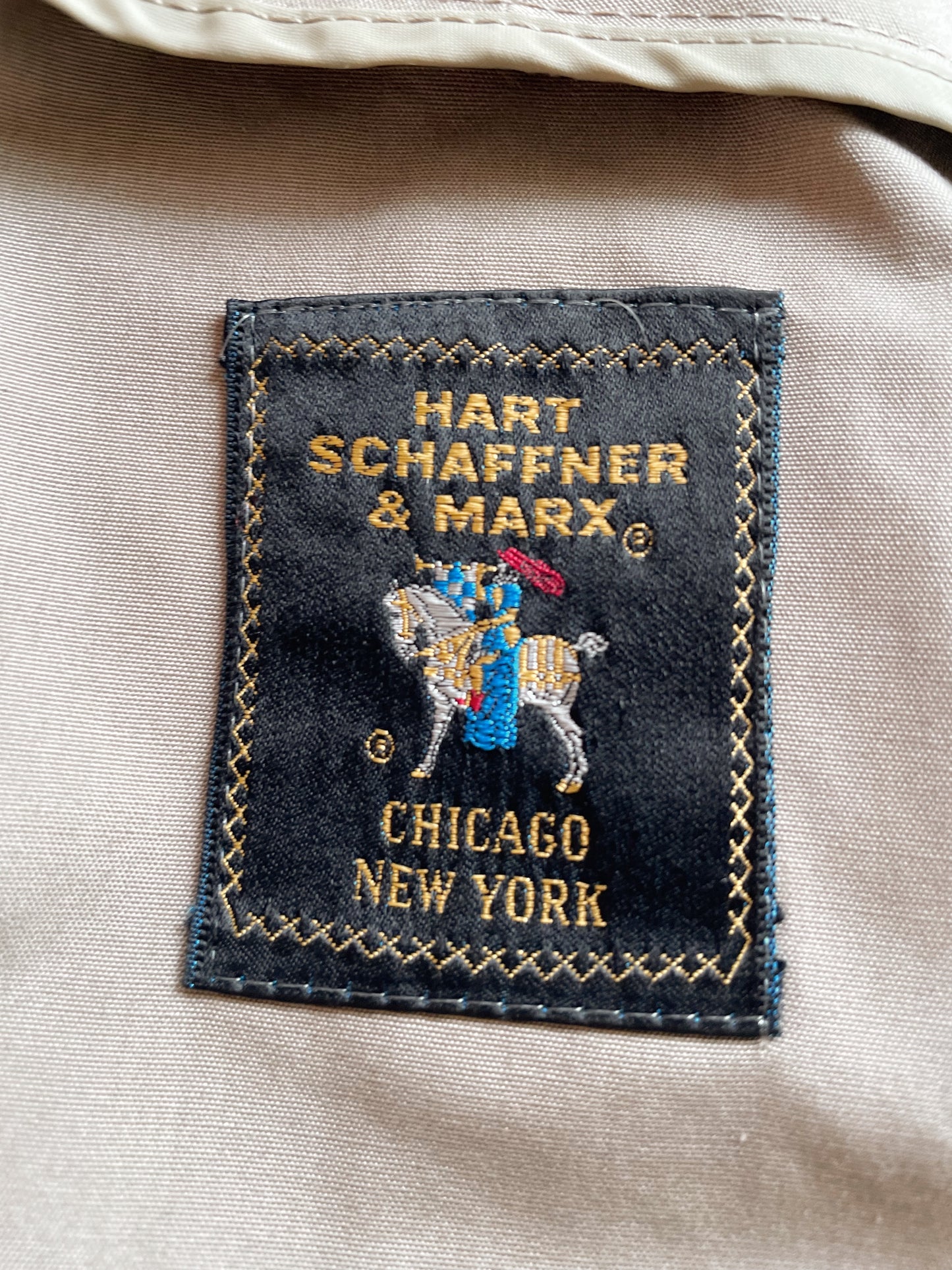 80s Hart Schaffner and Marx Trench Coat