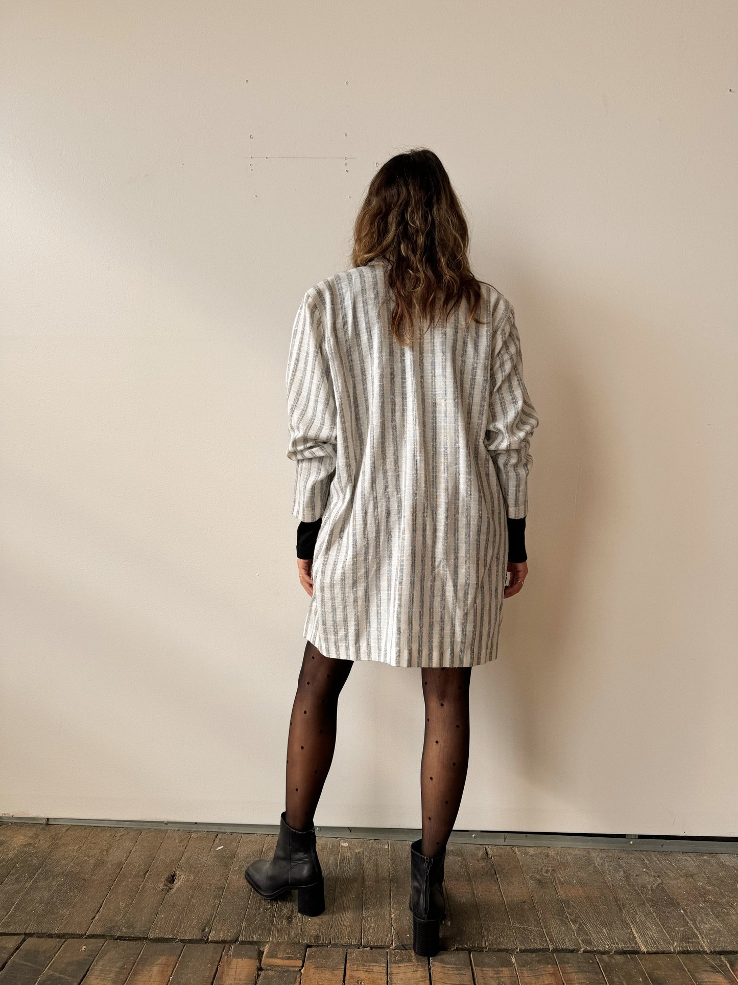 Oversized Dan Howard Stripe Blazer (XL)