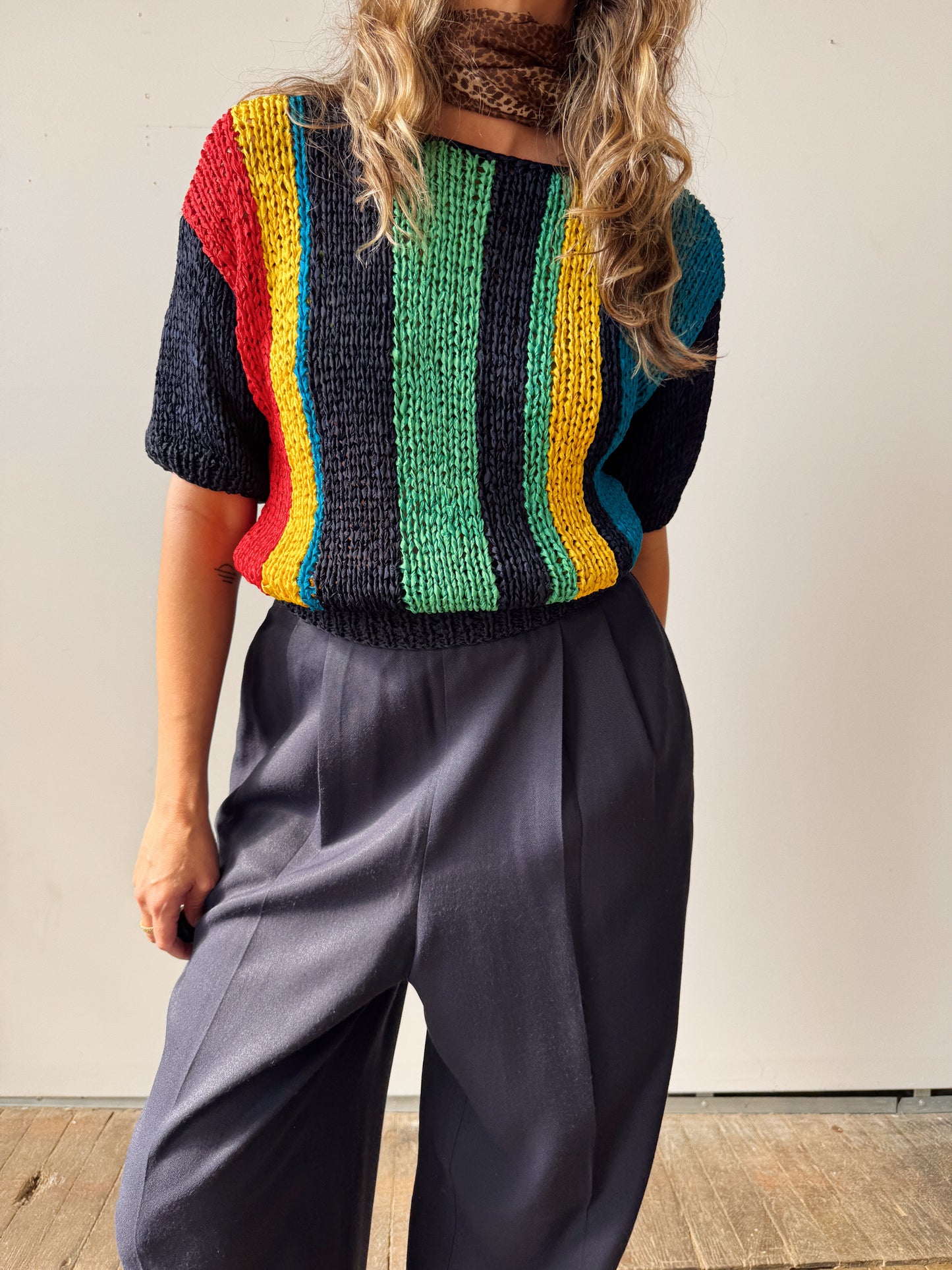 Macrame 90s Knit Summer Knit (M)