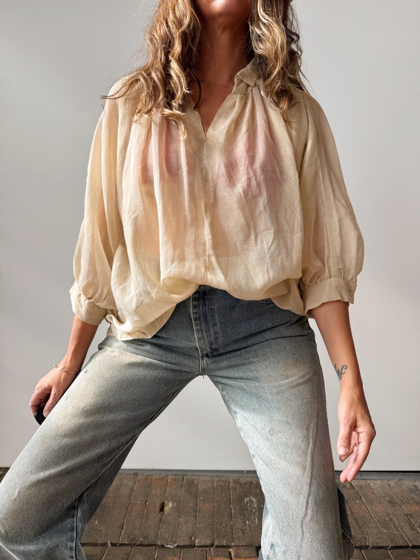 70s California Romance Vintage Blouse (M)