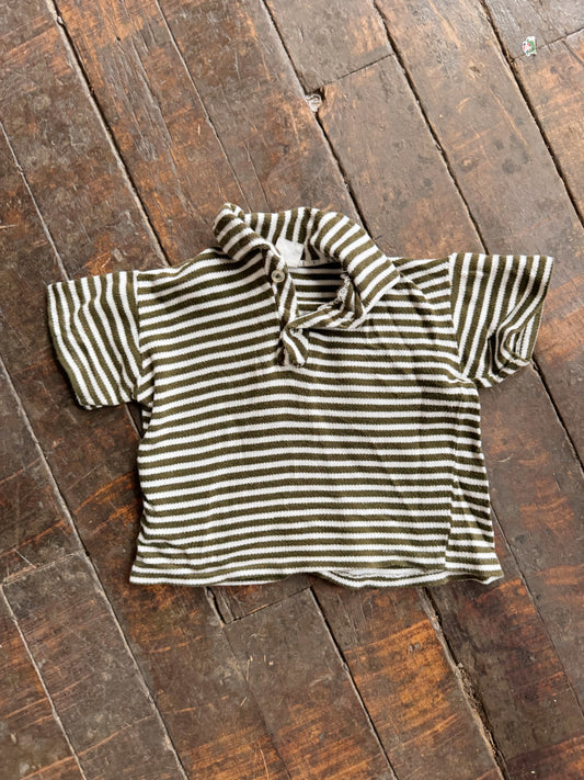 Striped 70s Cotton Polo (2T)